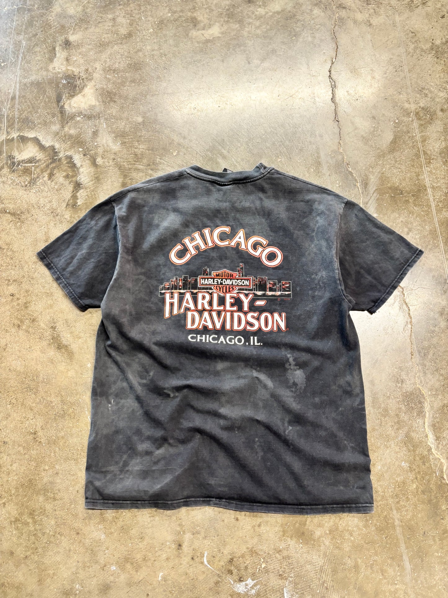 Vintage Harley Davidson Faded Out Softaul shirt size xl
