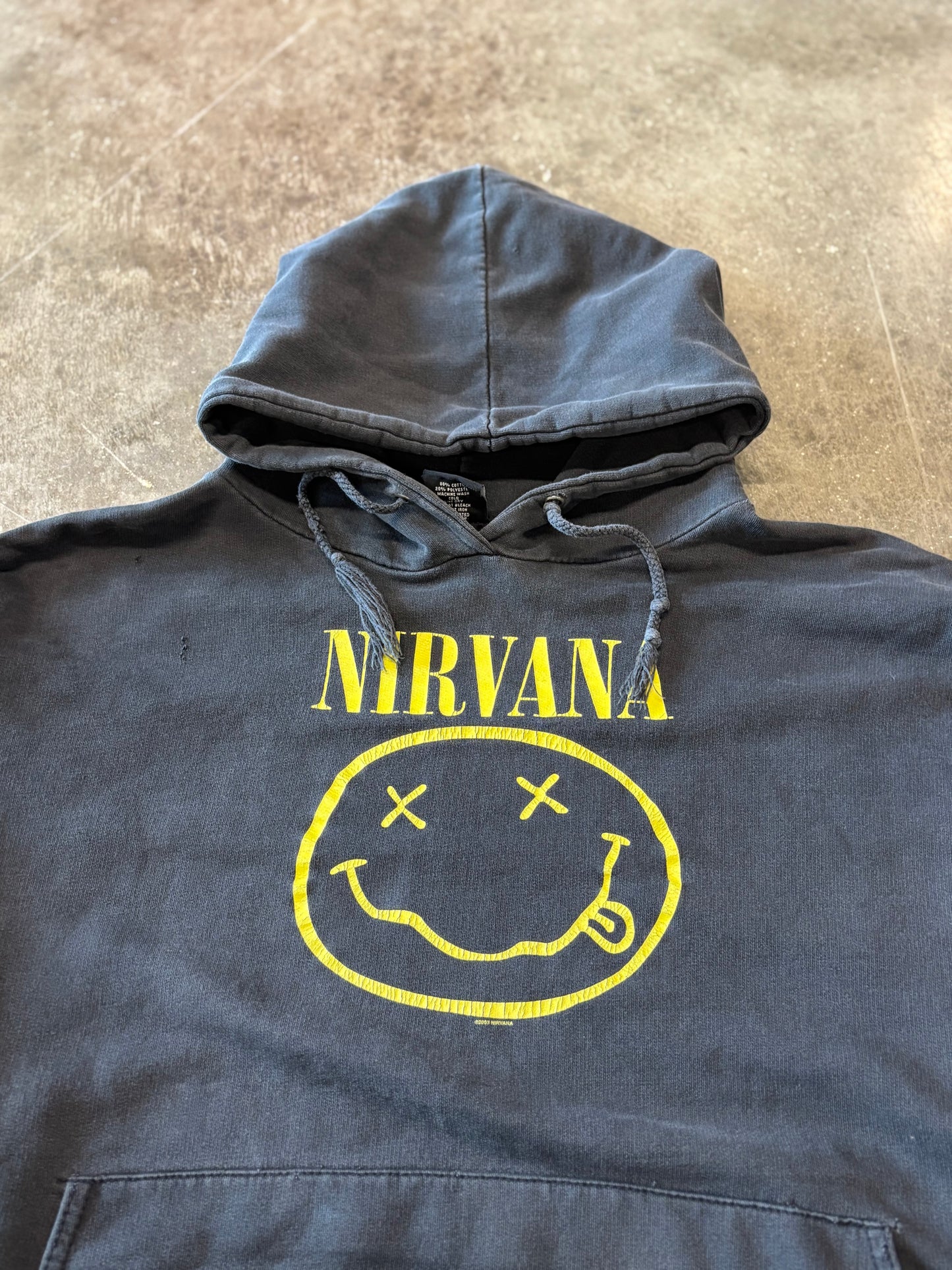 Vintage Nirvana 2003 Smiley shirt size extra large