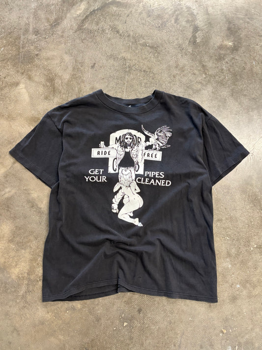 Vintage Harley Davidson Get your pipes cleaned shirt size large
