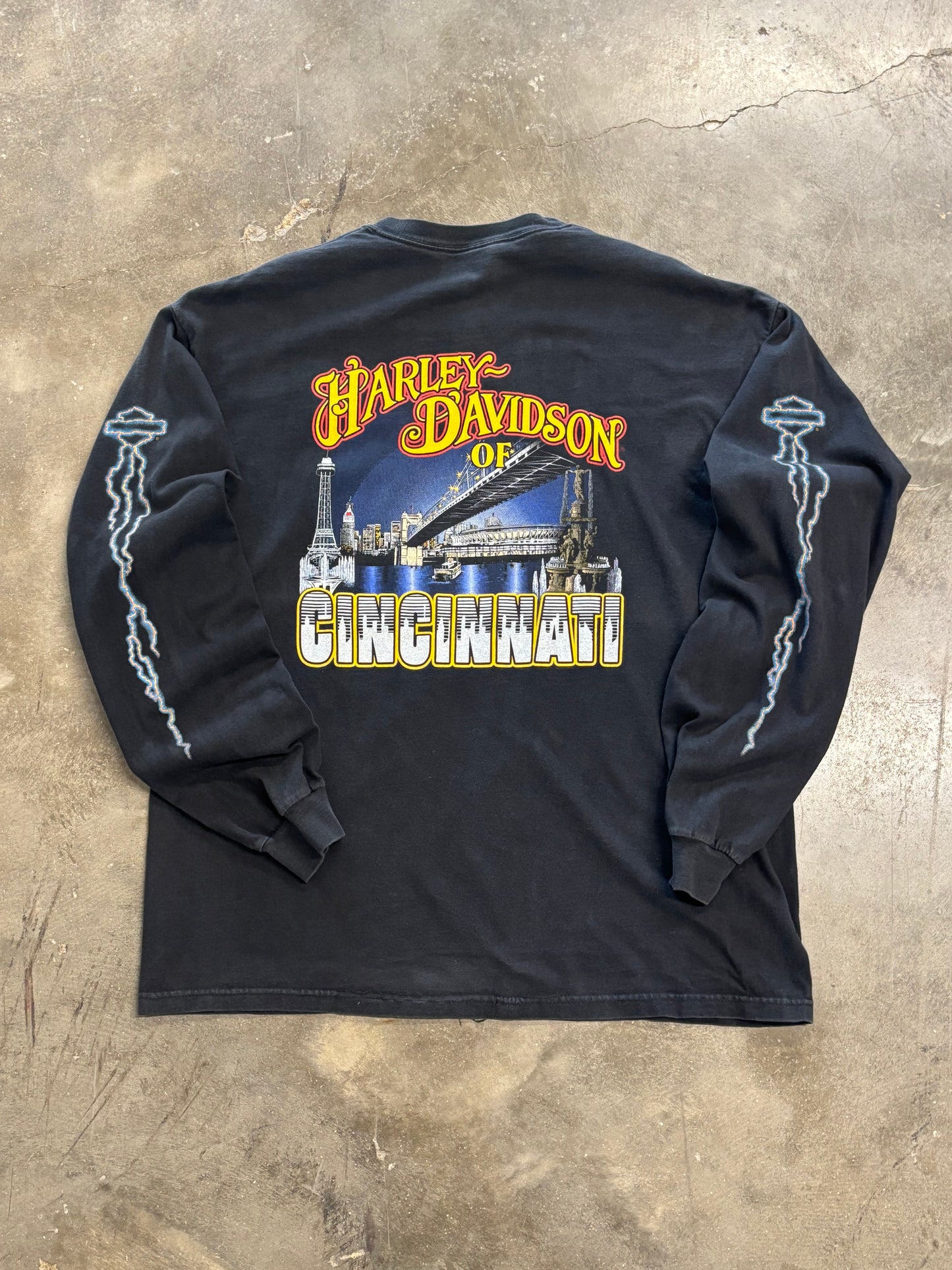 Vintage Harley Davidson Make some noise long sleeve size xl