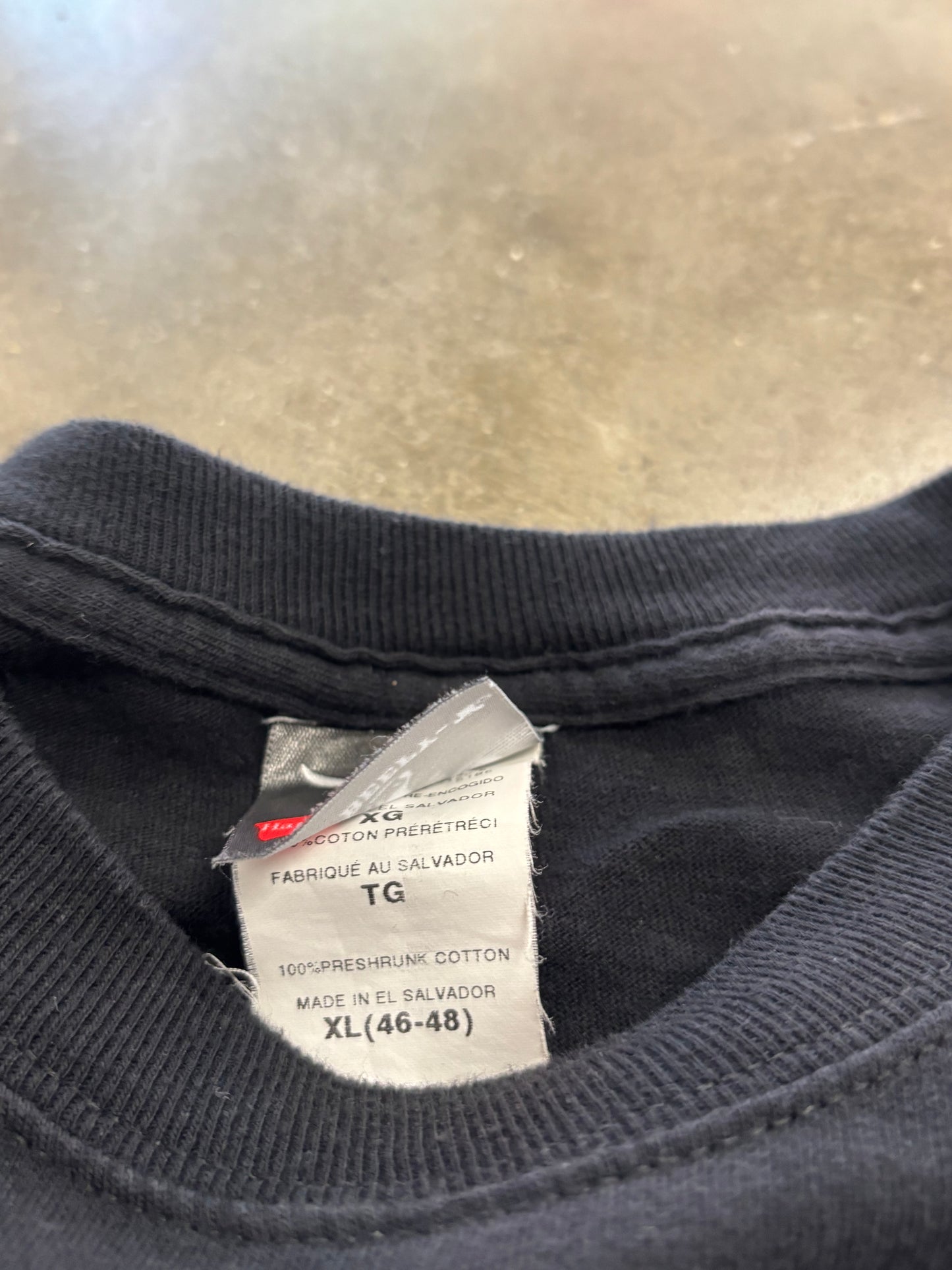 Vintage Dudley Perkins flame sleeve long sleeve size xl