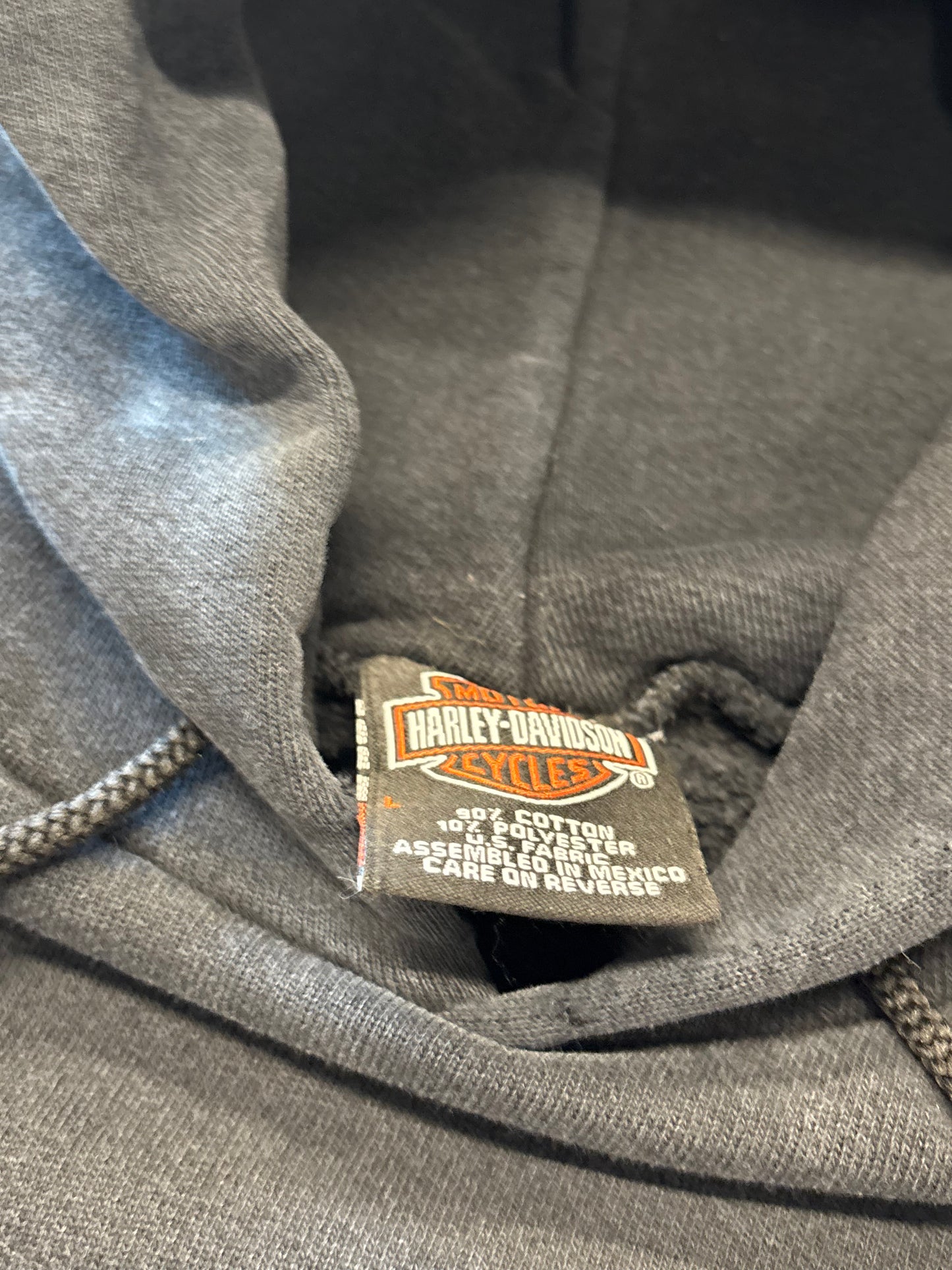 Vintage Harley Davidson Flame hoodie size large