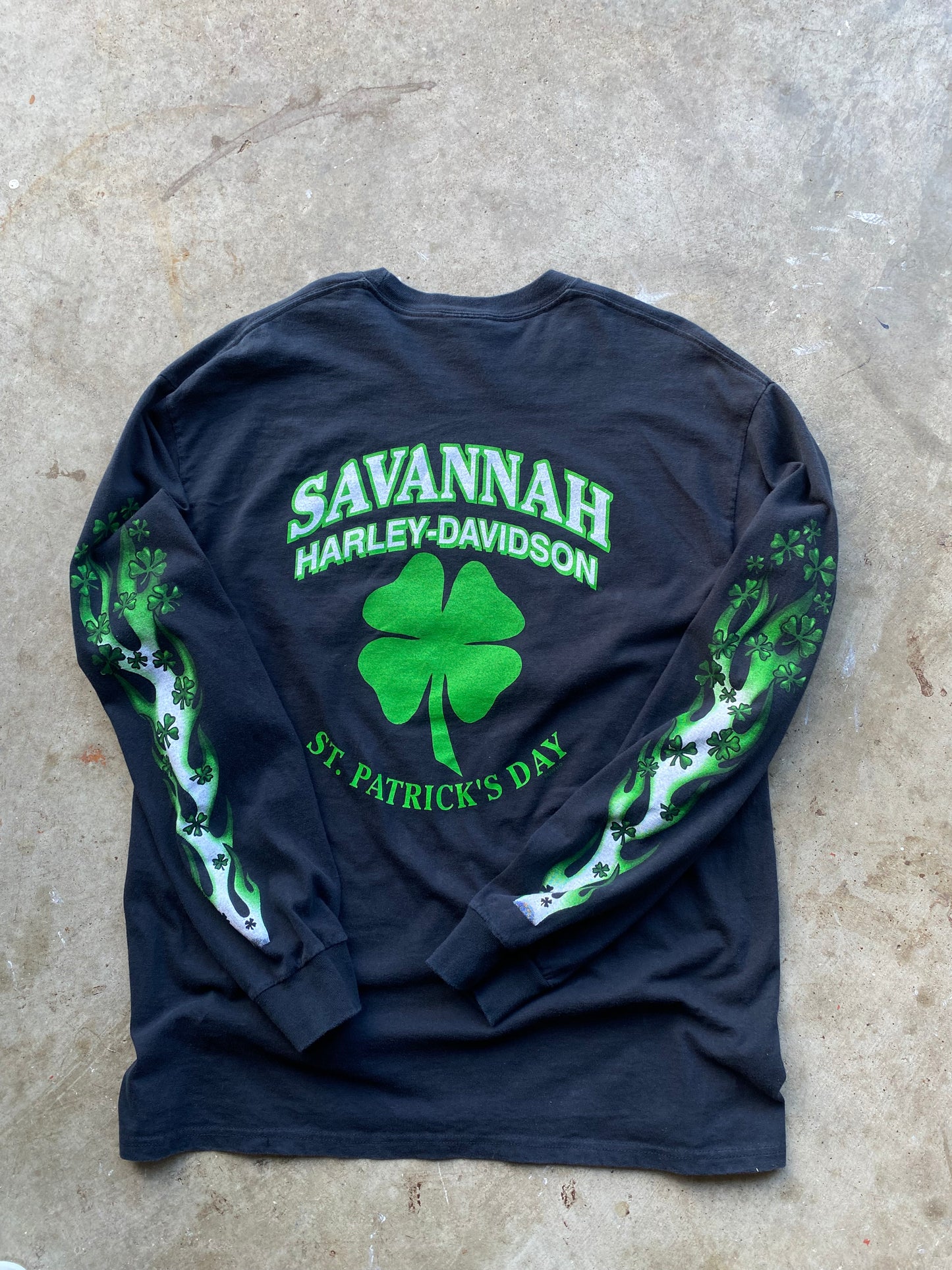 Harley Davidson Shamrock Long sleeve shirt size Extra Large