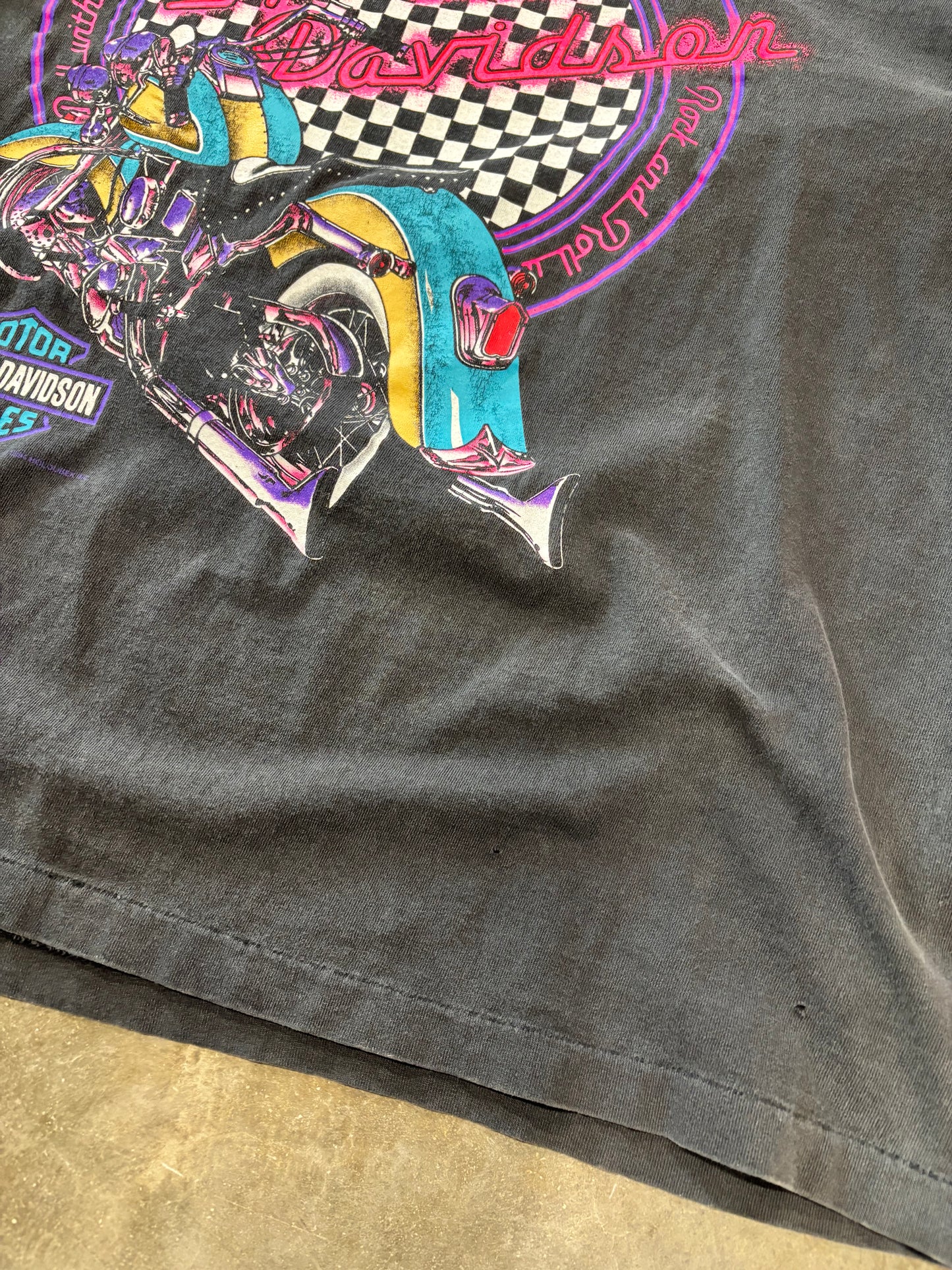 Vintage Harley Davidson Rock and Roll shirt size large