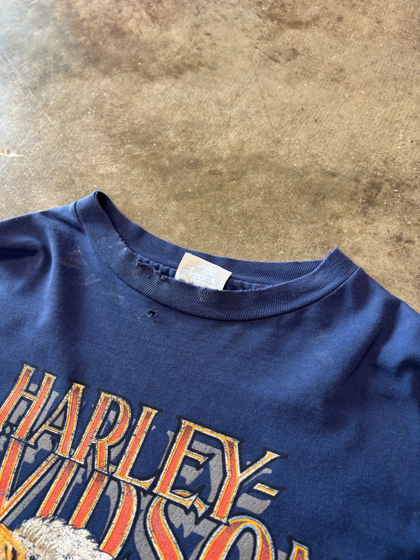 Vintage Harley Davidson Eagle long sleeve size large