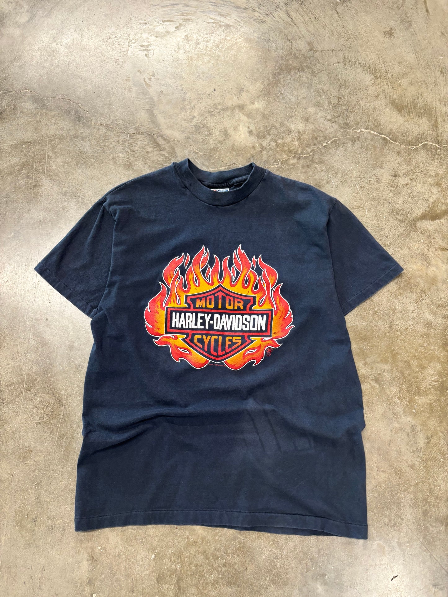Vintage 80’s Harley Davidson Flame Ball shirt size large