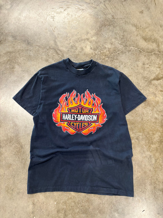 Vintage 80’s Harley Davidson Flame Ball shirt size large