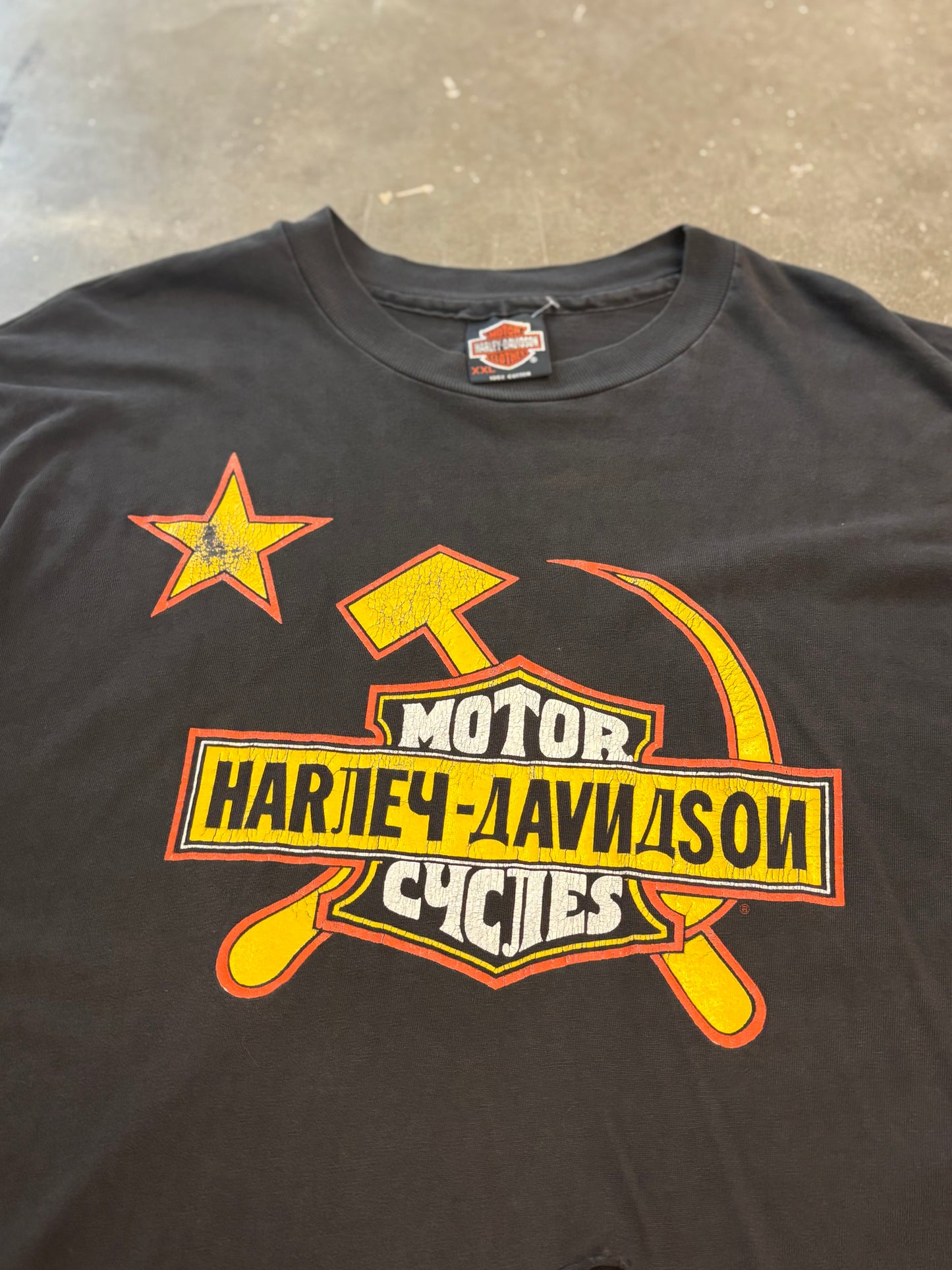 Vintage Harley Davidson Mother Russia shirt size xxl