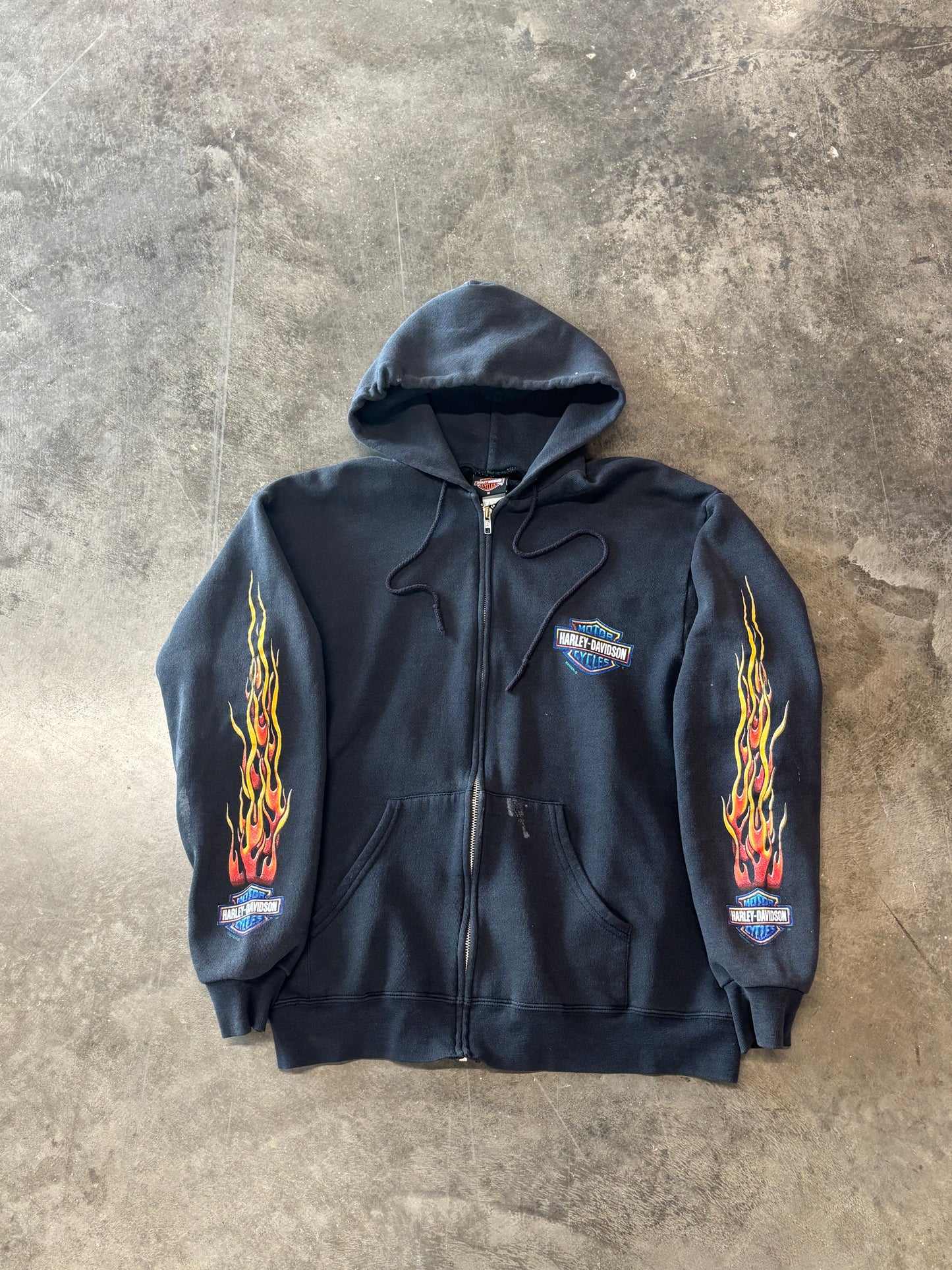 Vintage Harley Davidson zip up size mediums