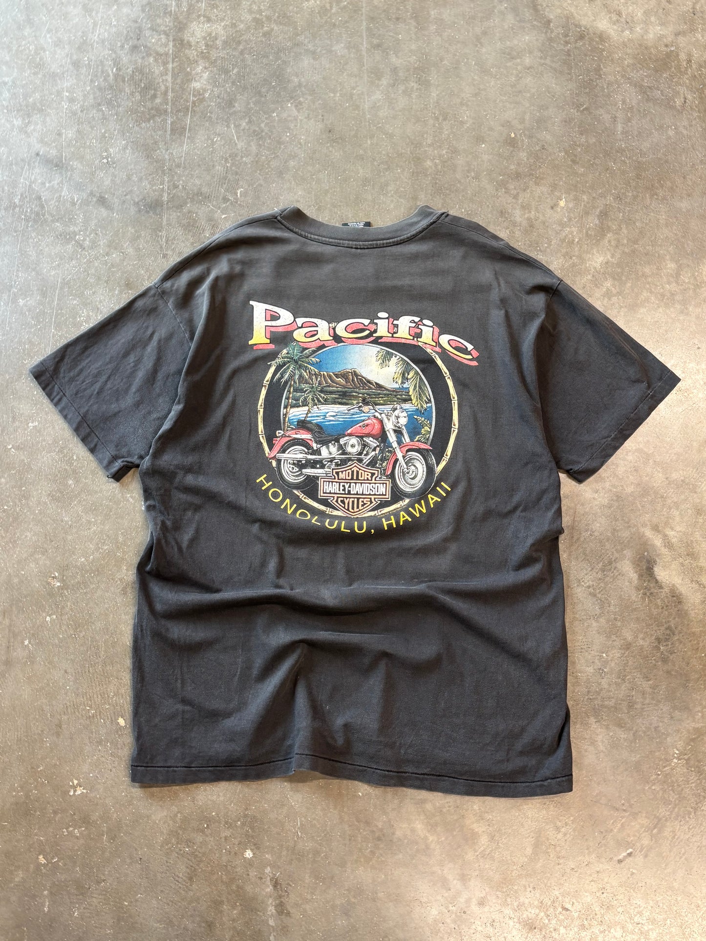 Vintage Harley Davidson Hawaii faded eagle shirt size extra large