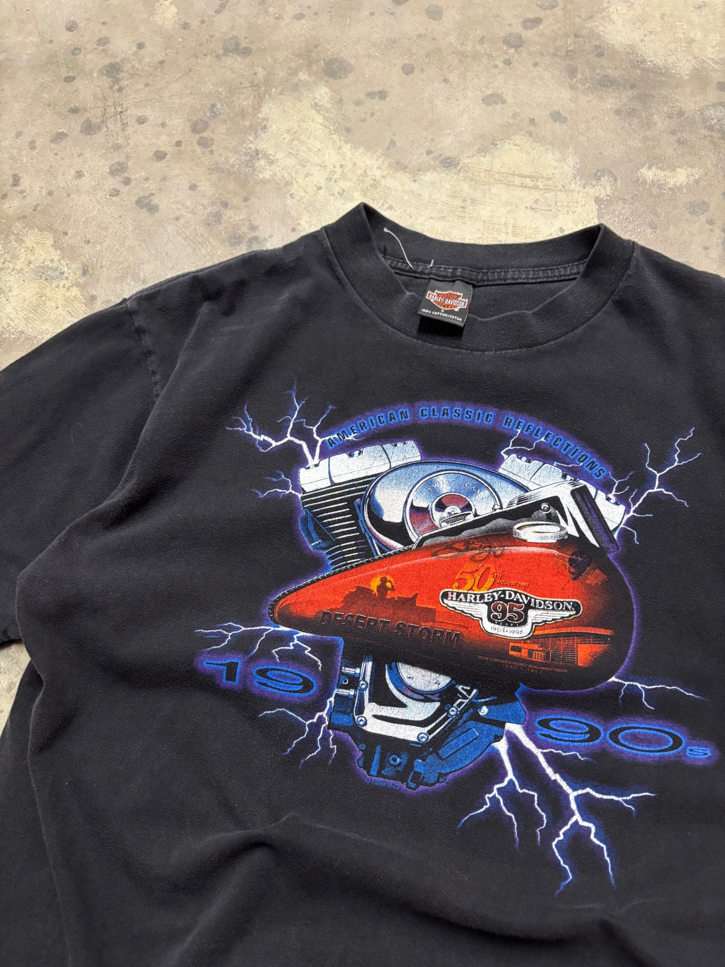 Vintage Harley Davidson Lightning shirt size large