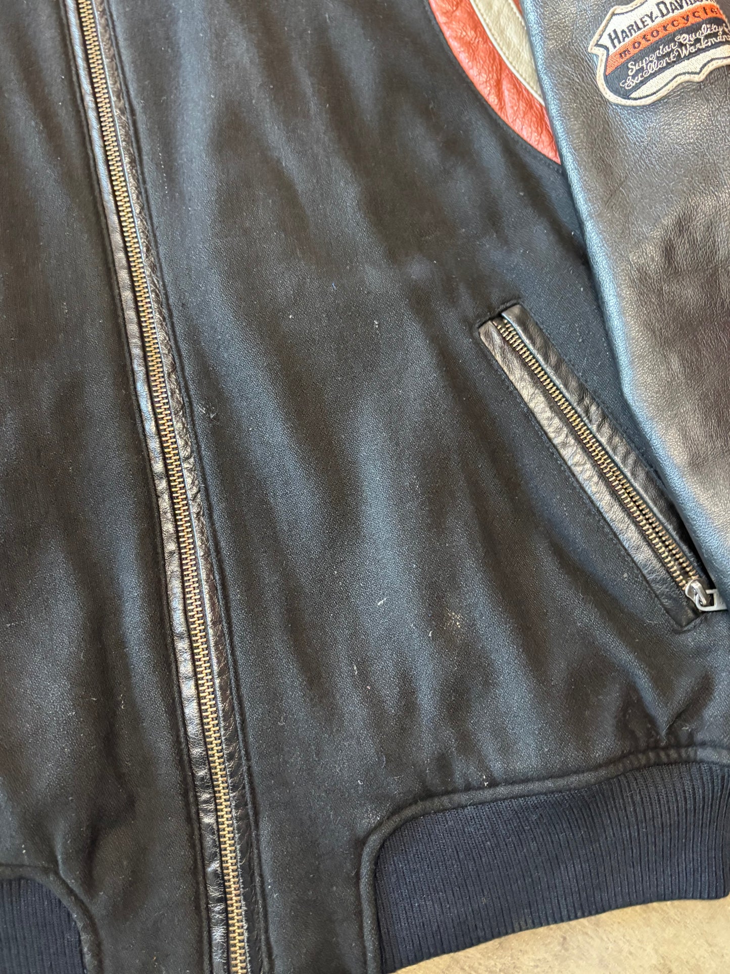 Vintage Harley Davidson varsity jacket size xl
