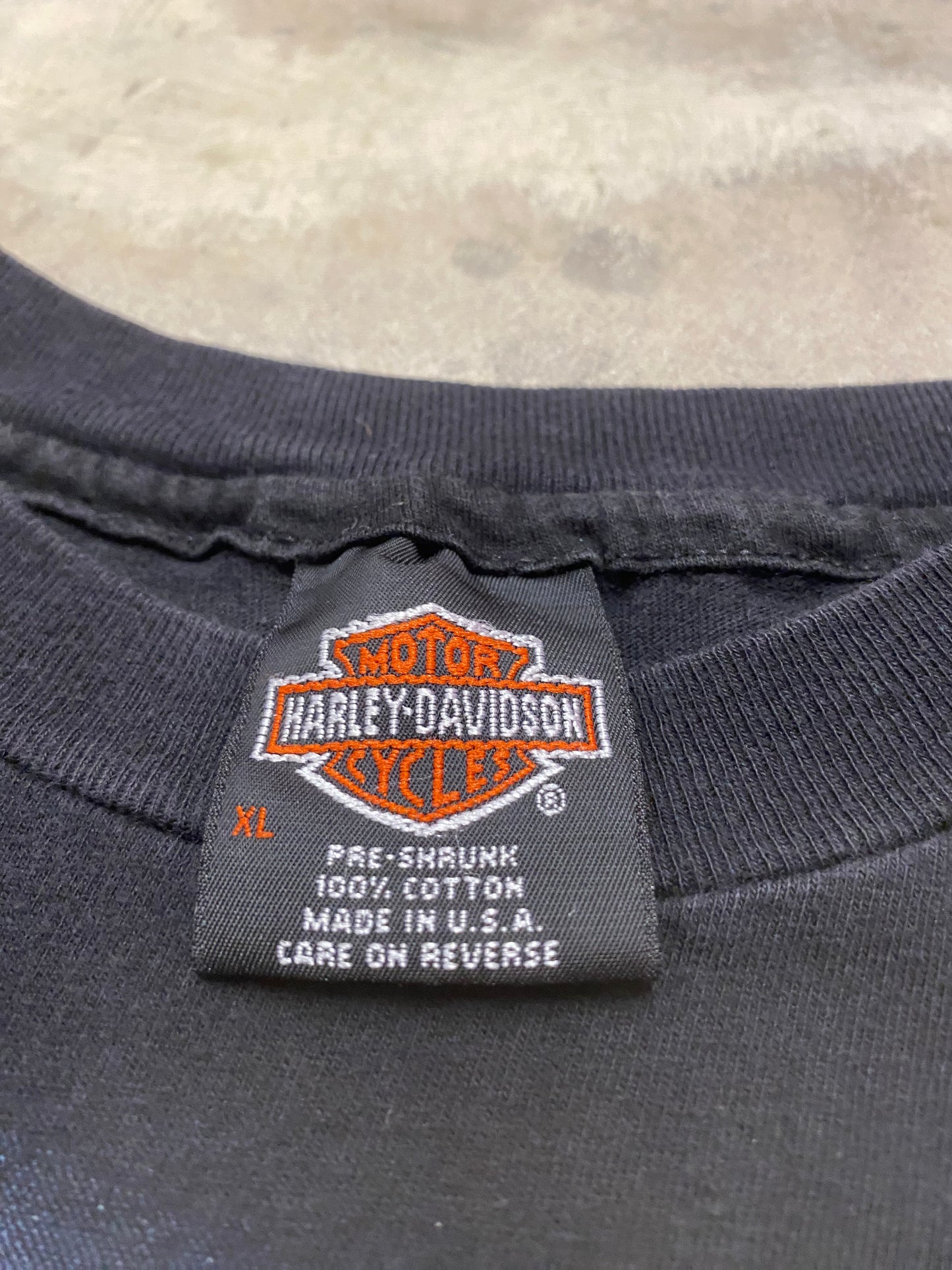 Vintage Harley Davidson Woah this eagle goin crazy size xl