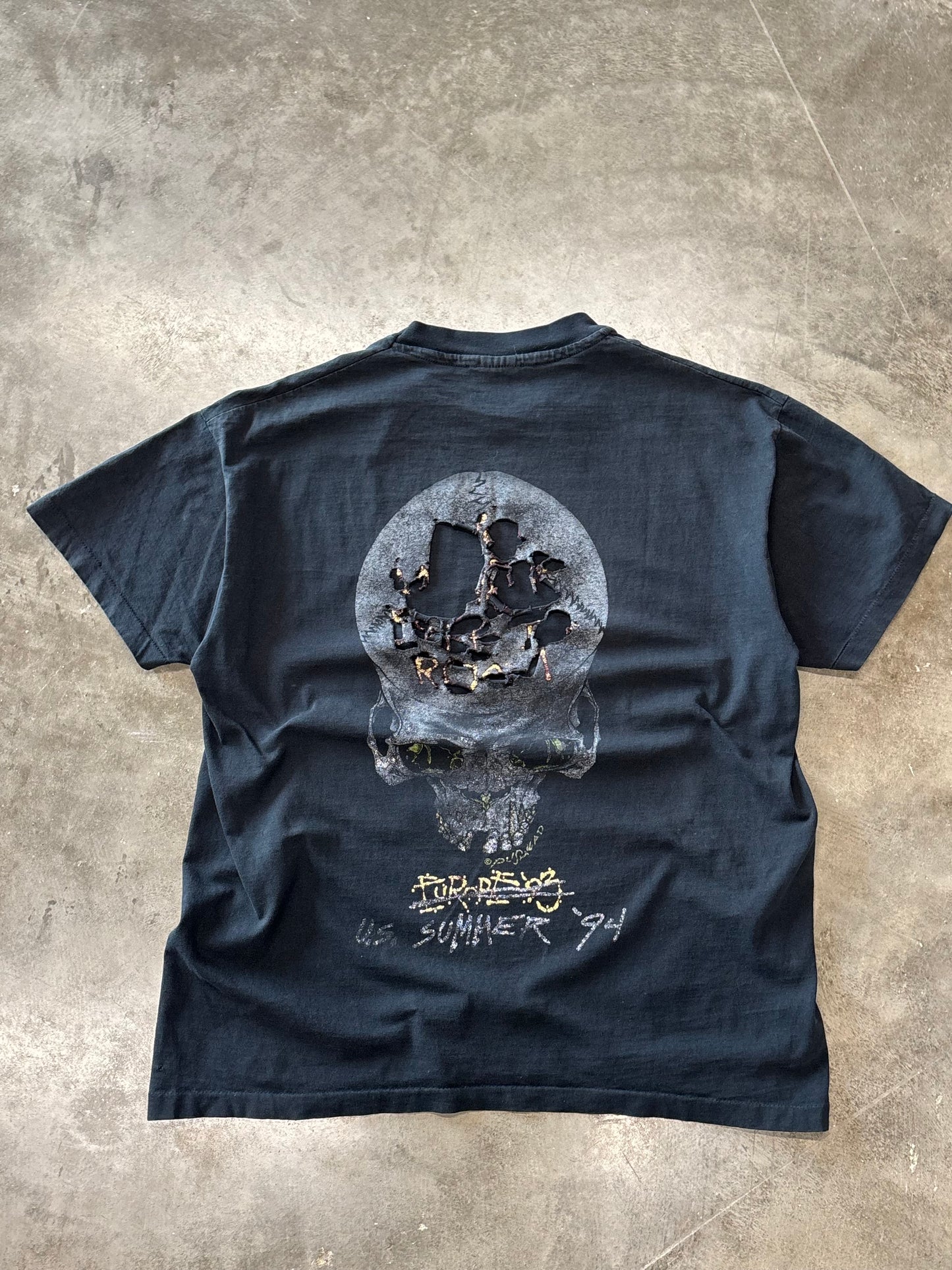 Vintage Threashed Metallica Pushead shirt size XL