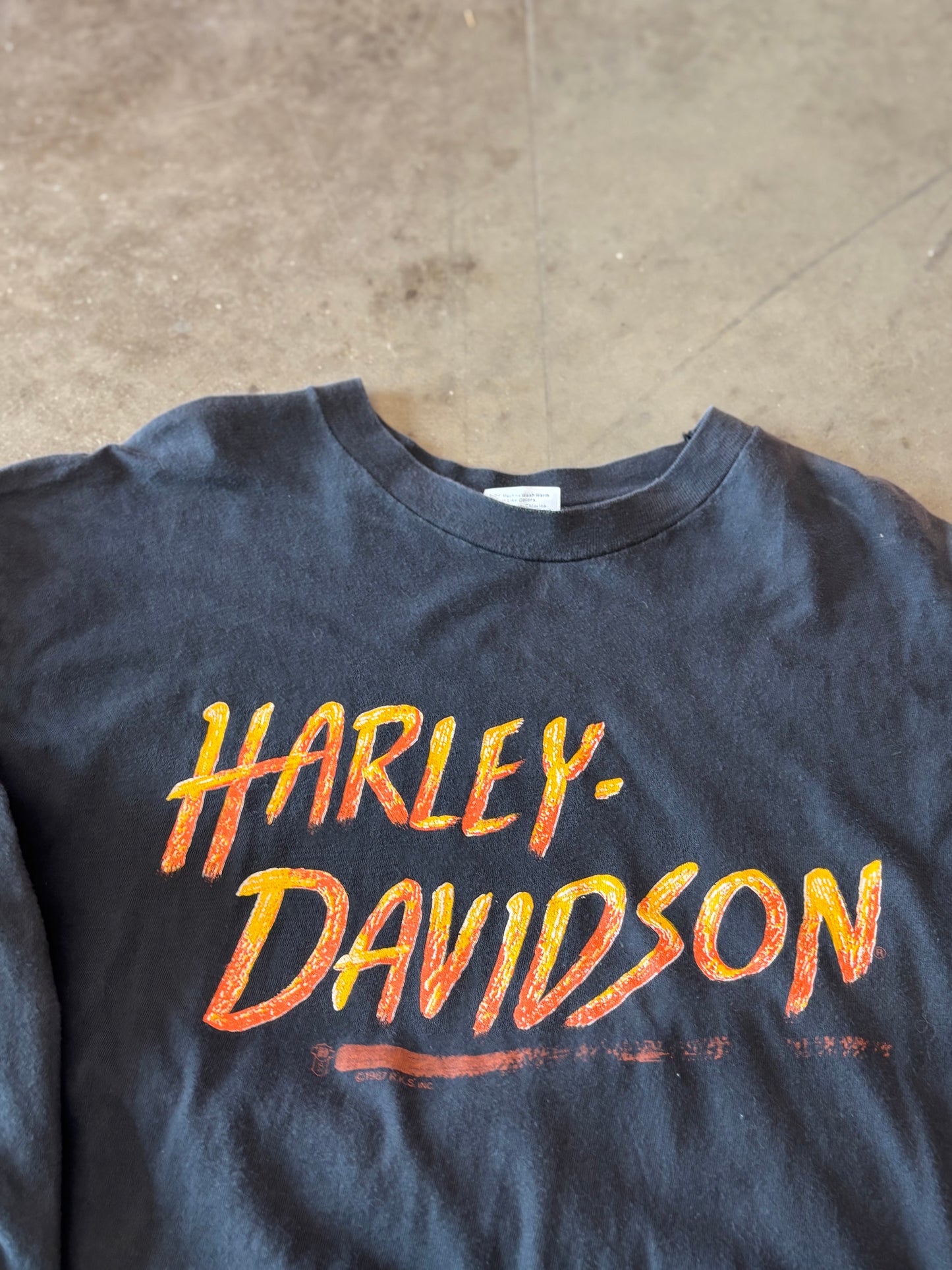 Vintage Harley Davidson 80’s long sleeve size Extra large bikers only