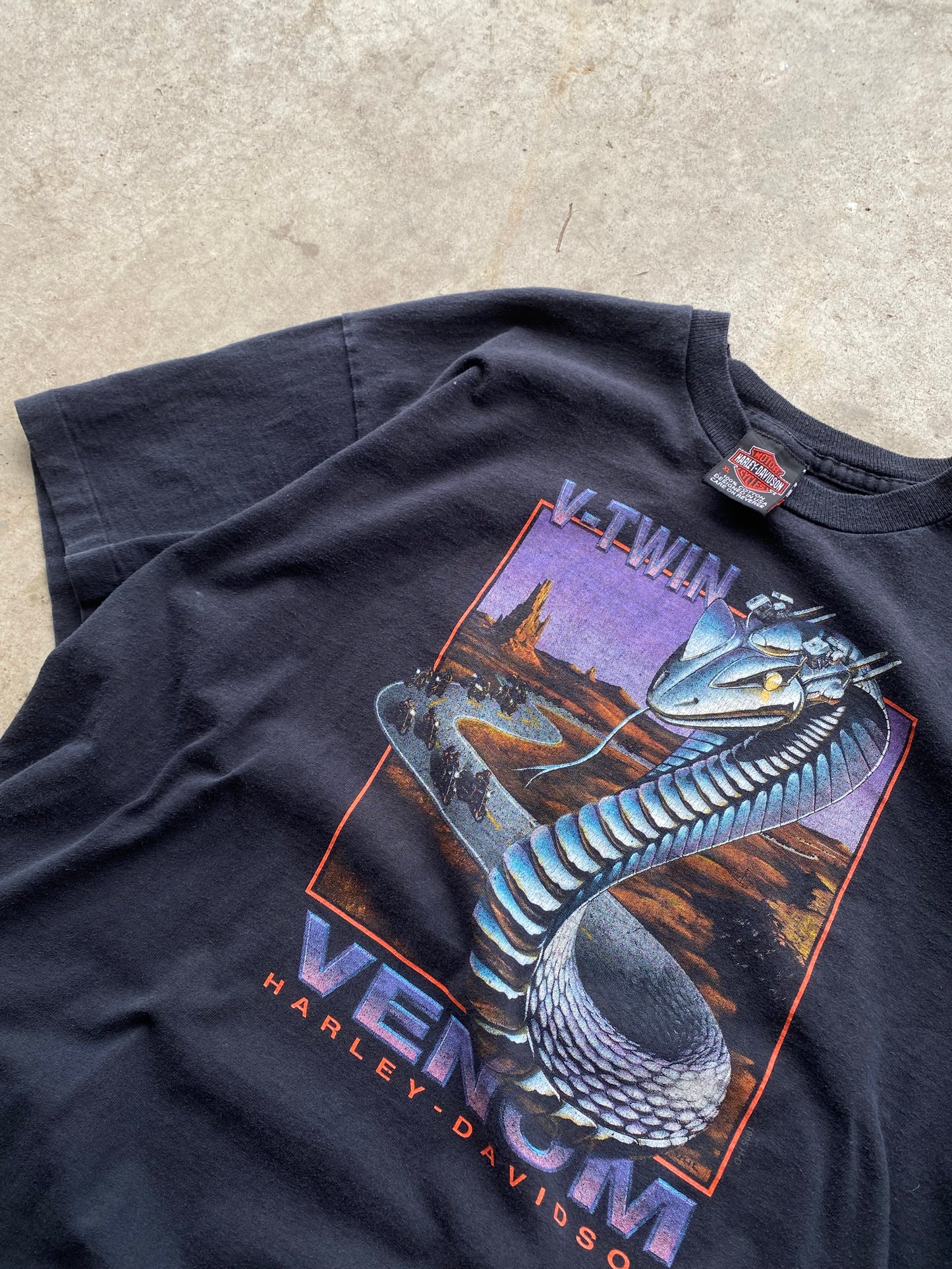 Vintage Harley Davidson V Twin snake shirt size extra large