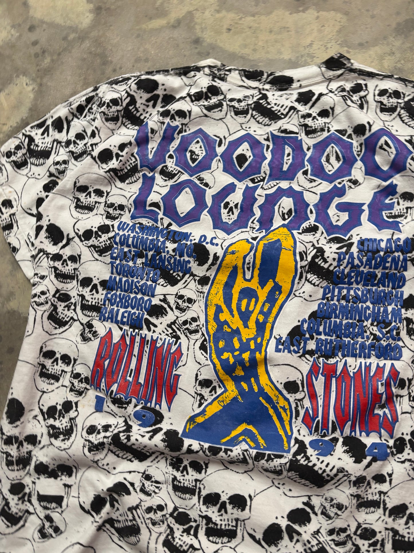 Vintage Rolling Stones Voodoo Lounge shirt size large fits XL
