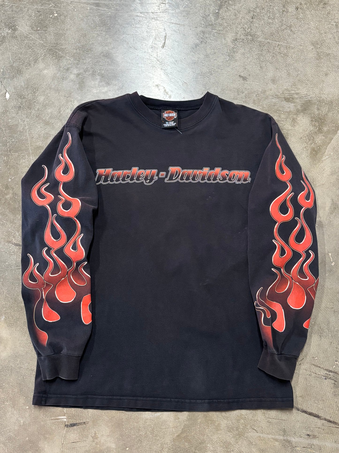 Vintage Harley Davidson Magma Long sleeve size large