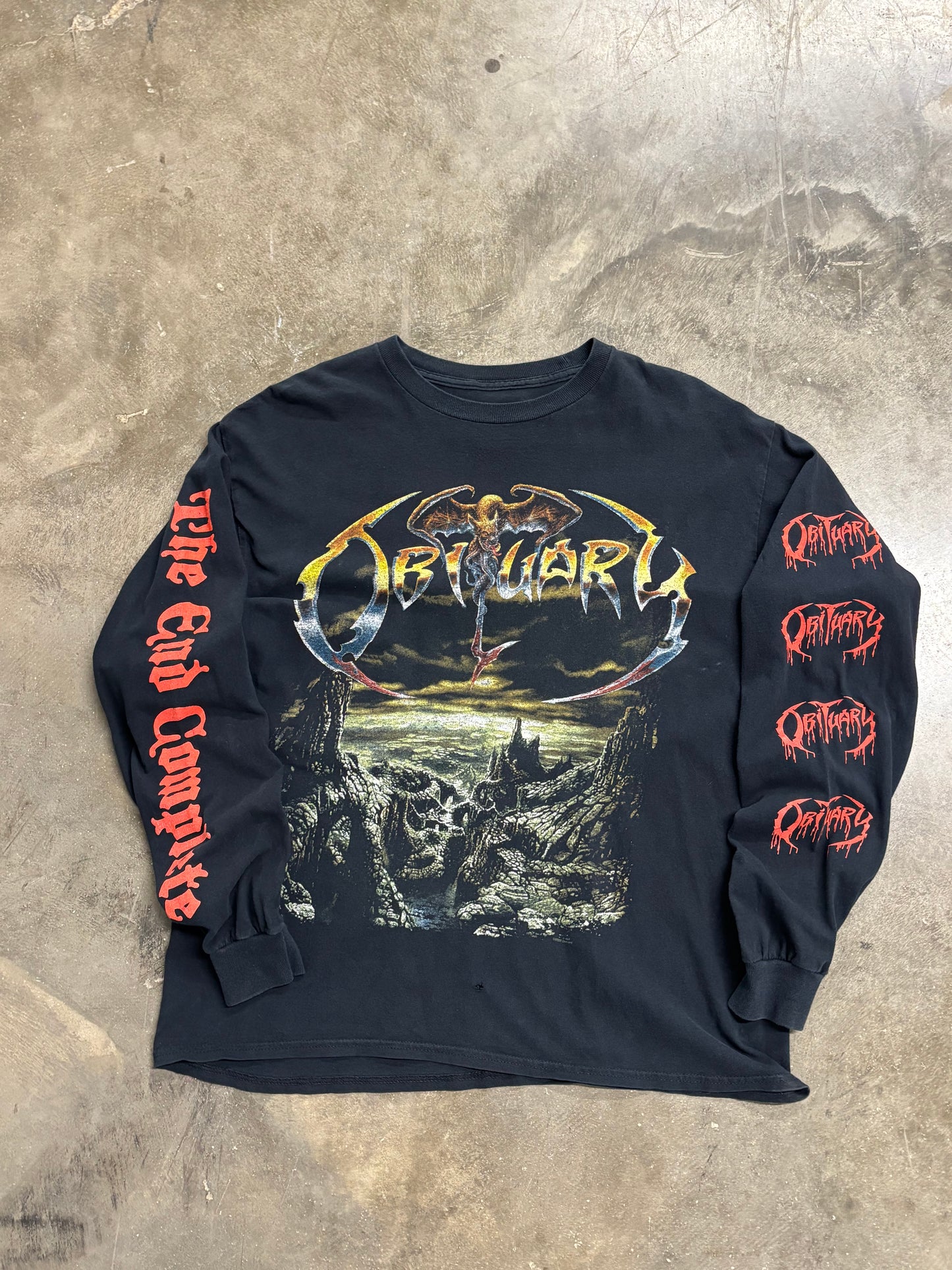 Vintage obituary long sleeve size large