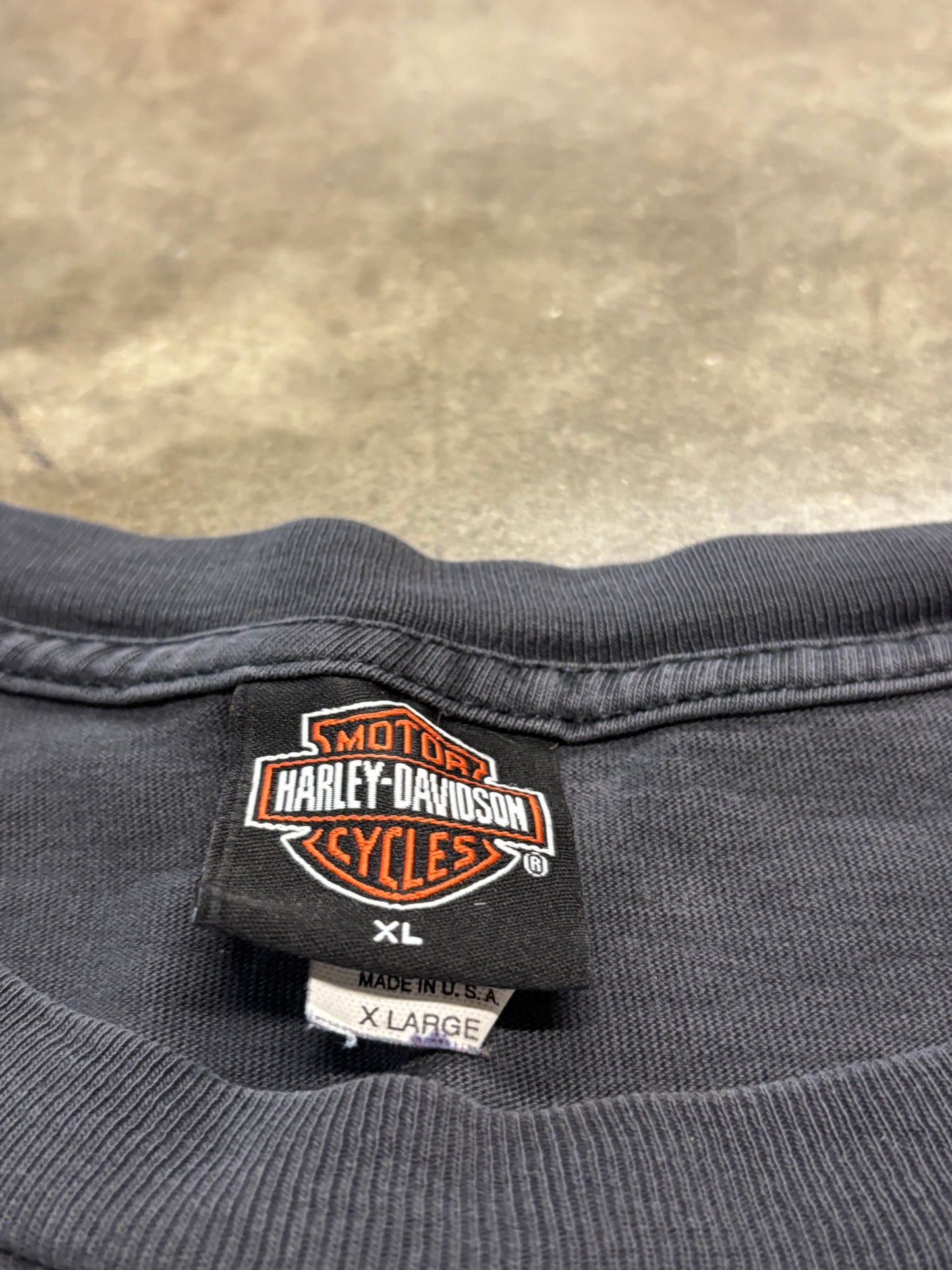 Vintage Harley Davidson batwing long sleeve size xl