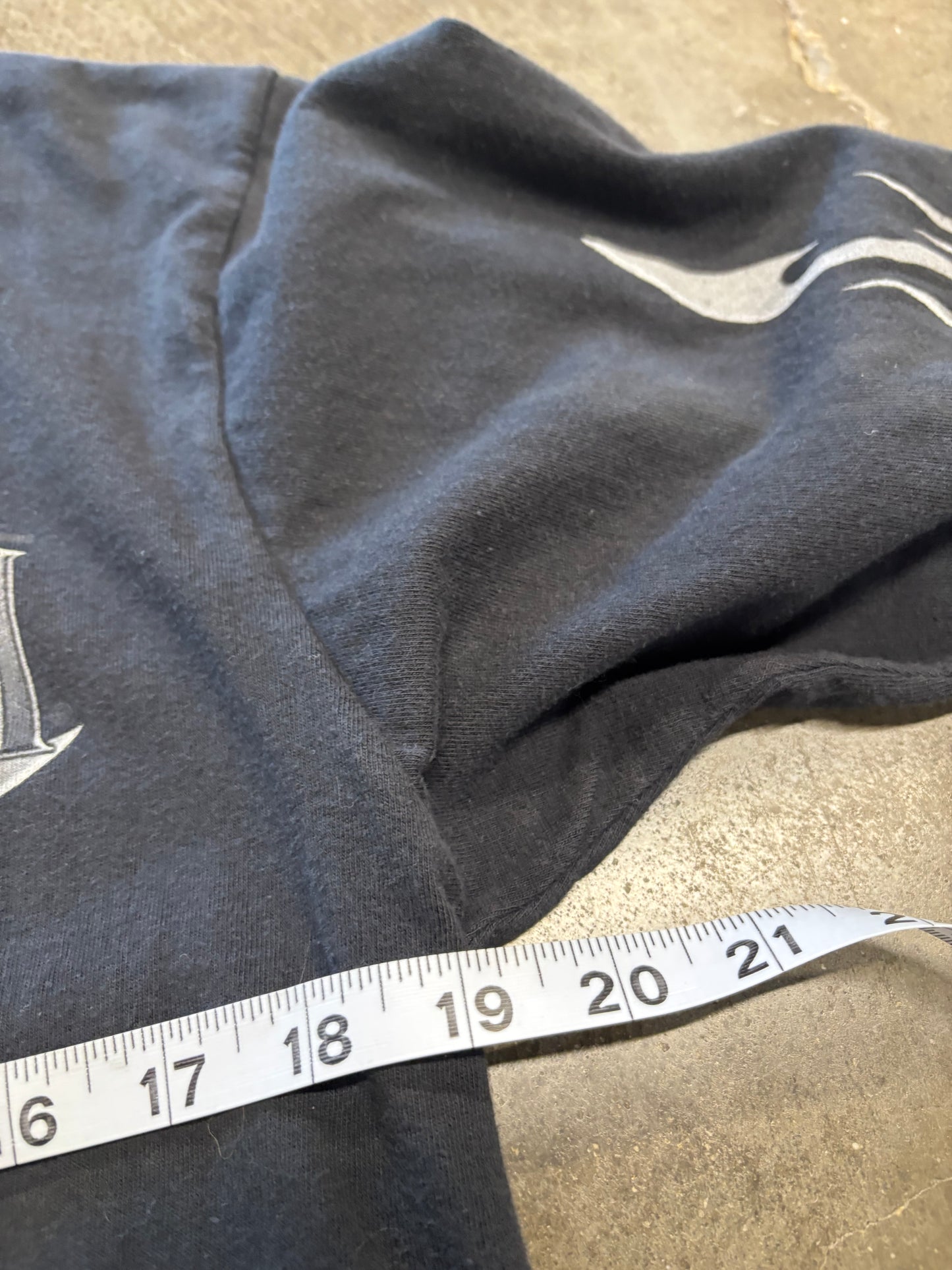 Vintage Harley Davidson chrome flame long sleeve size medium