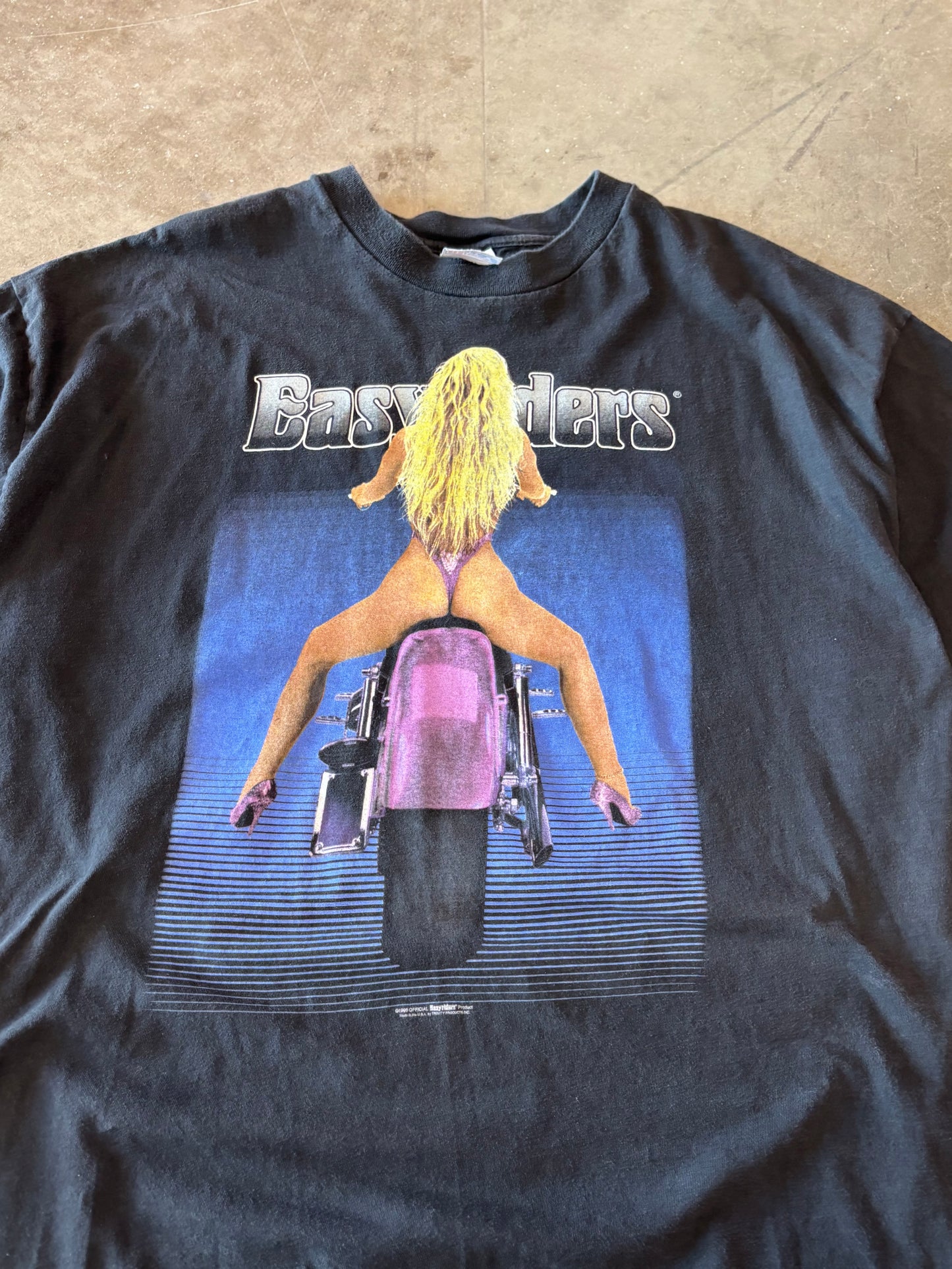 Vintage EasyRiders Girl shirt size XXL