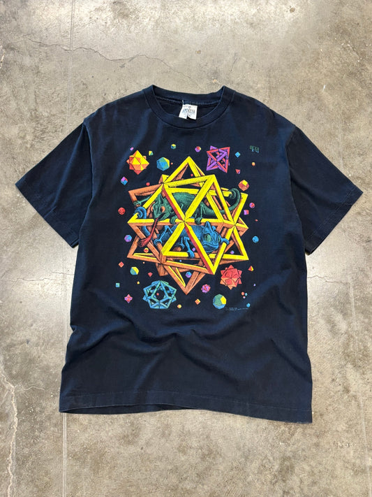 Vintage MC Escher chameleon shirt size large