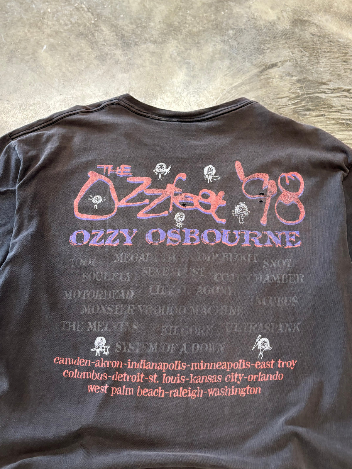 Vintage Ozzy Osbourne Ozzfest shirt size extra large