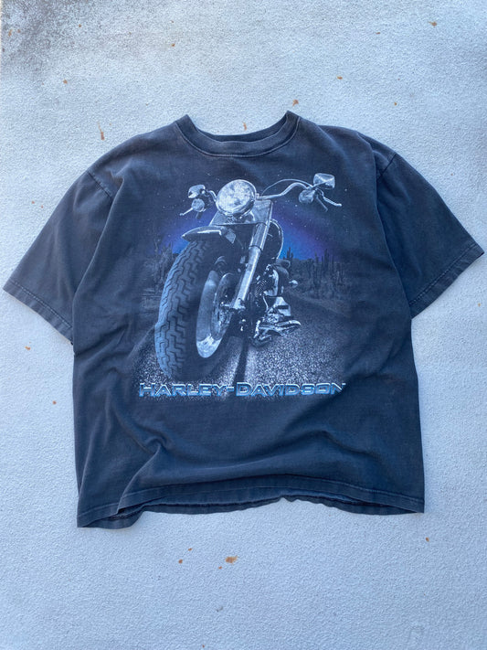 Vintage Harley Big Bike shirt Size XL