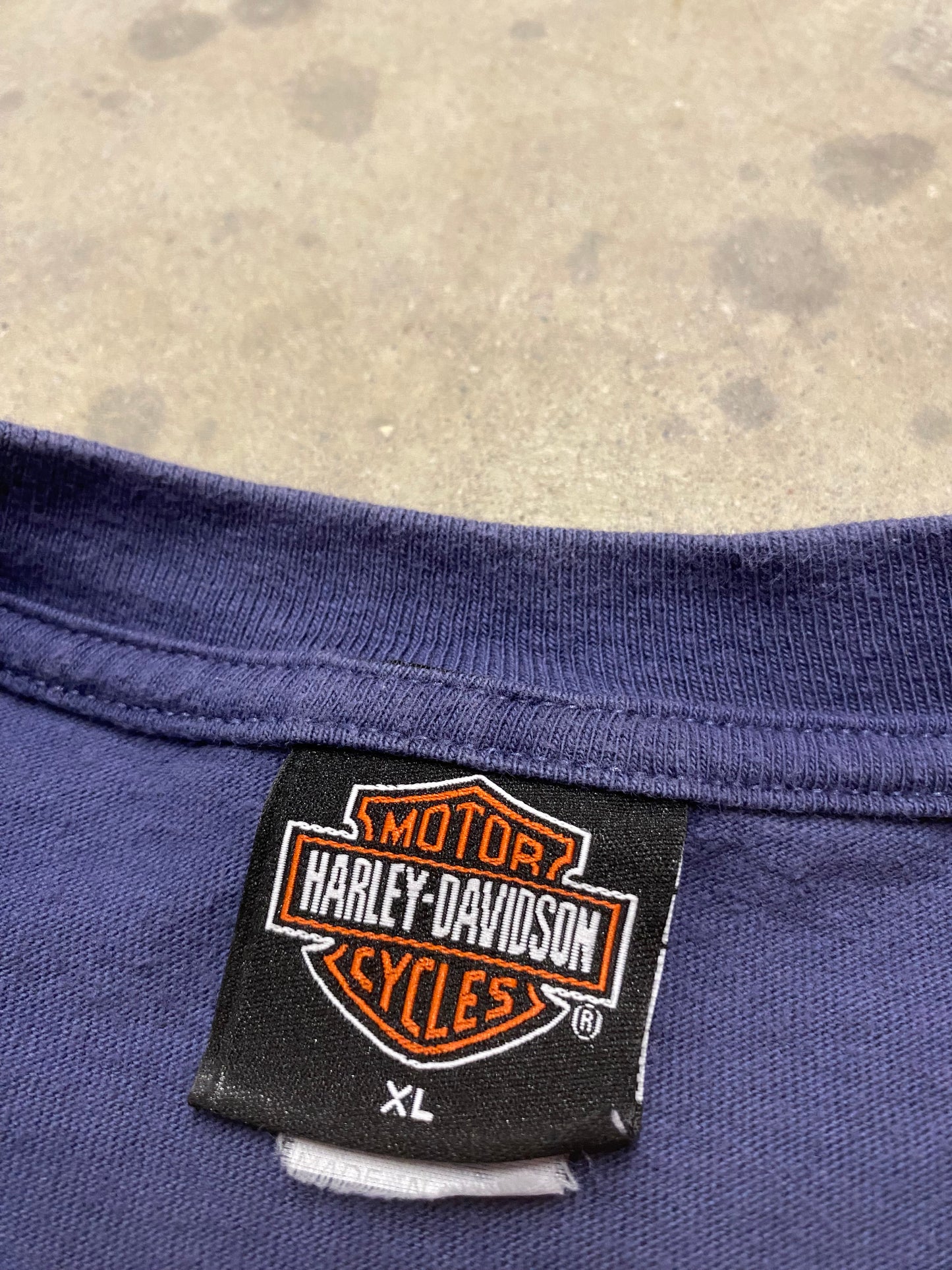 Vintage Purple Lightning Harley Davidson Long sleeve size extra large