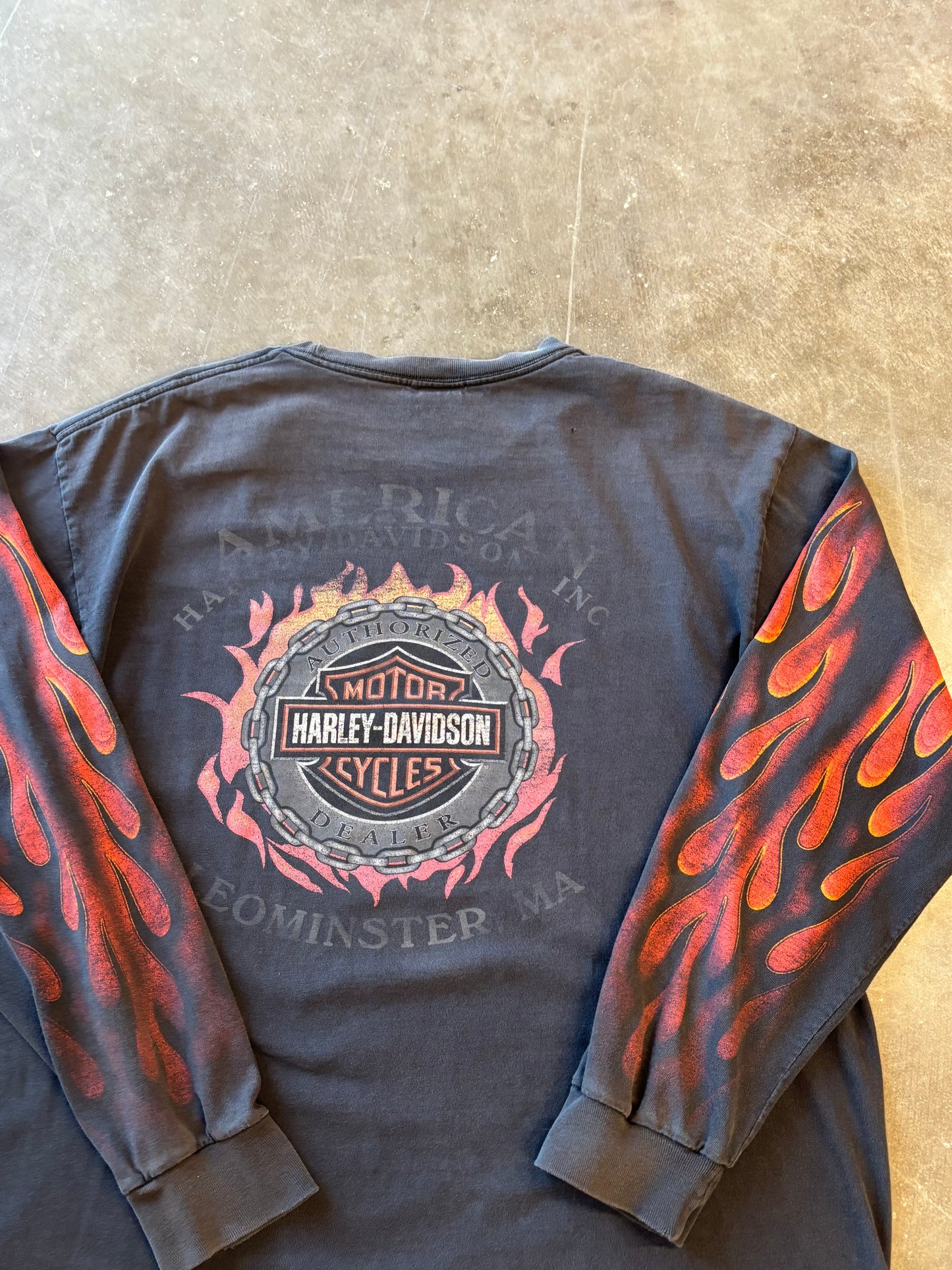 Vintage Harley Davidson inferno long sleeve size xl