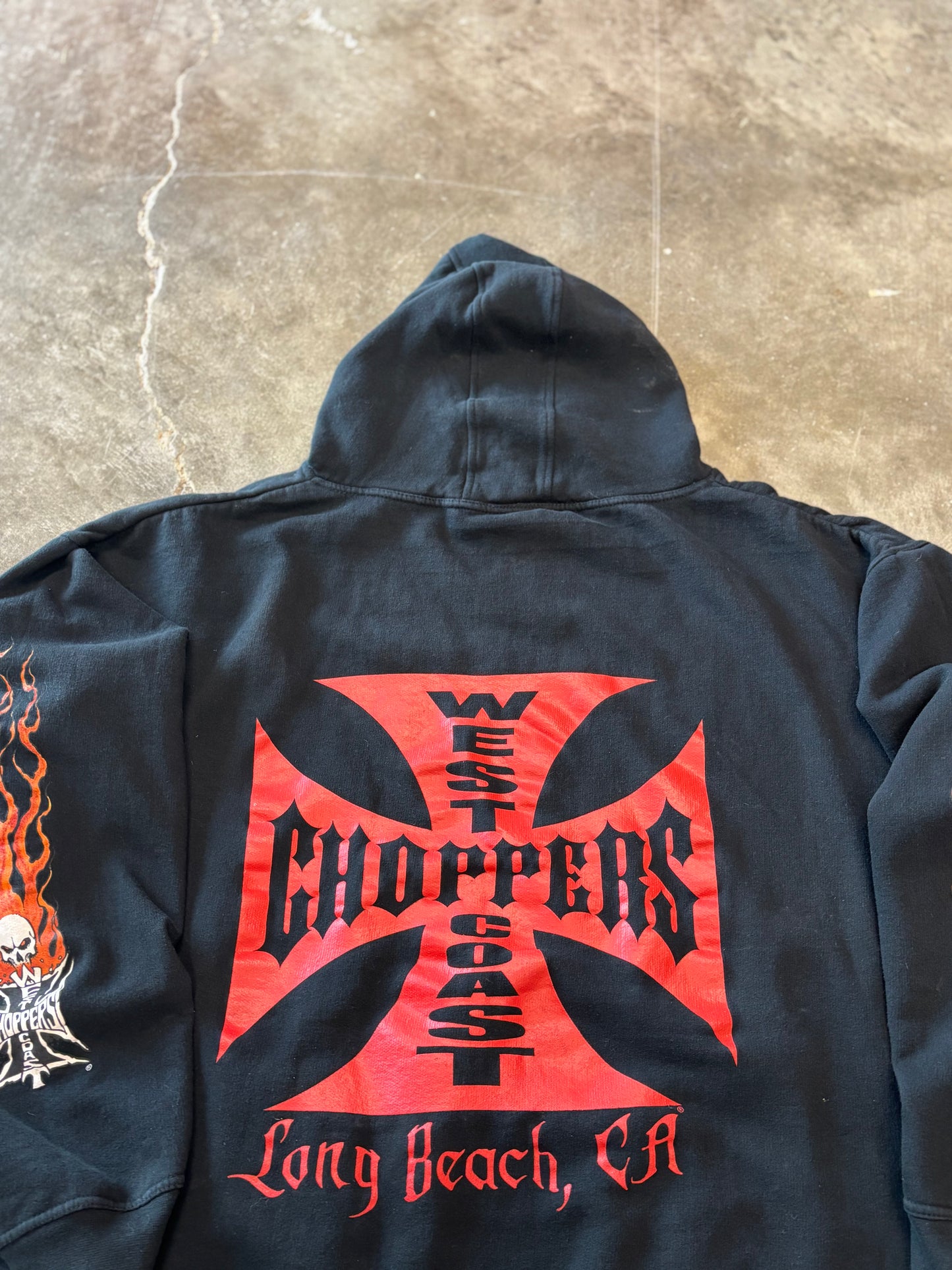 Vintage West Coast choppers CFL hoodie size xxl