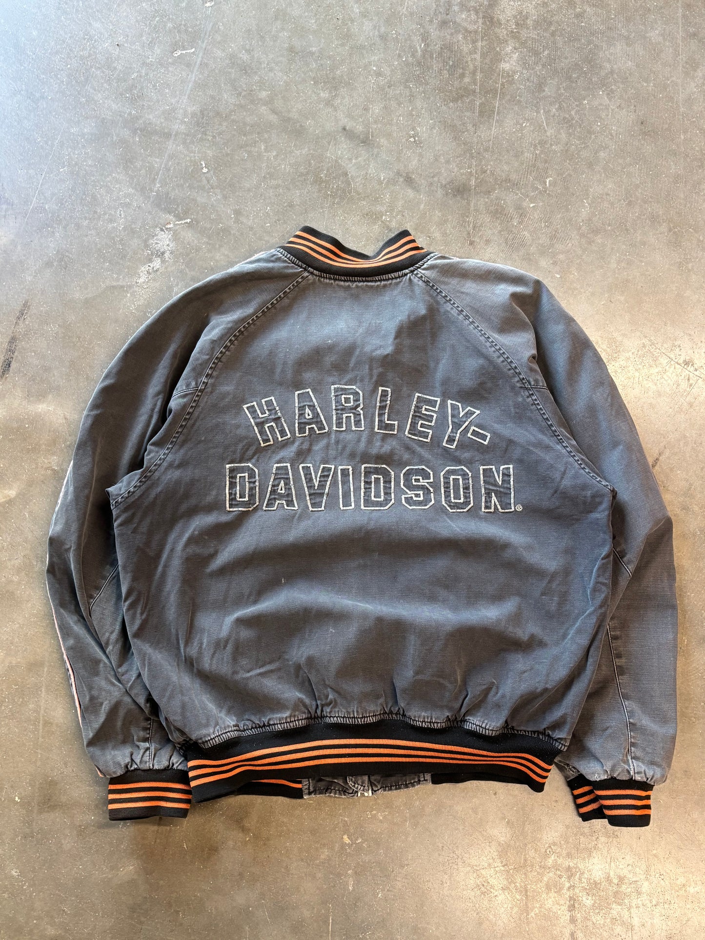Vintage Harley Davidson canvas jacket size large