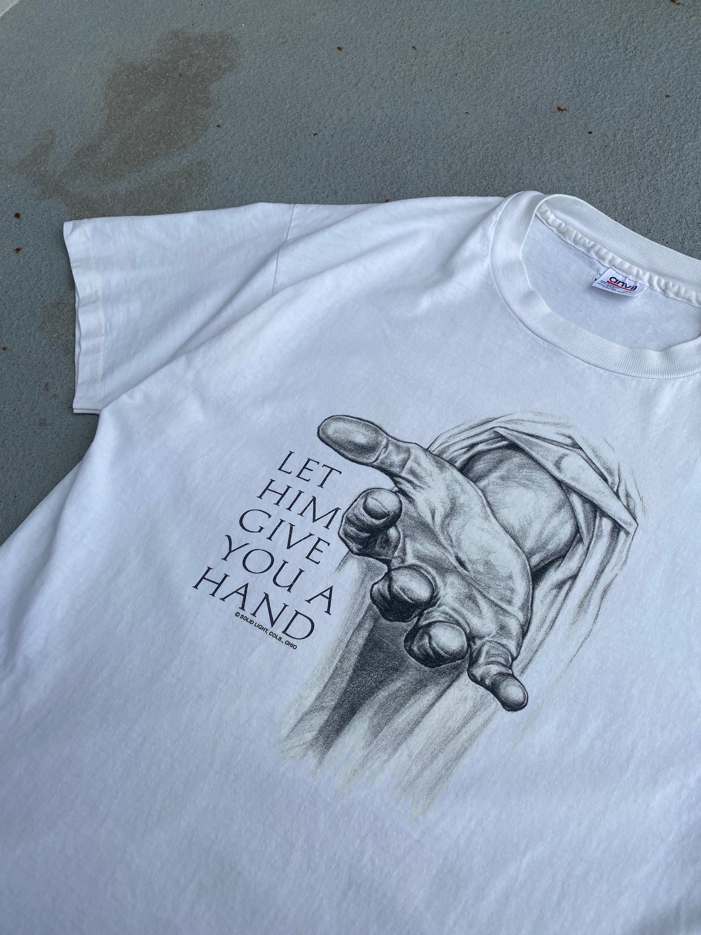 Vintage 90’s Jesus Hand Shirt XL