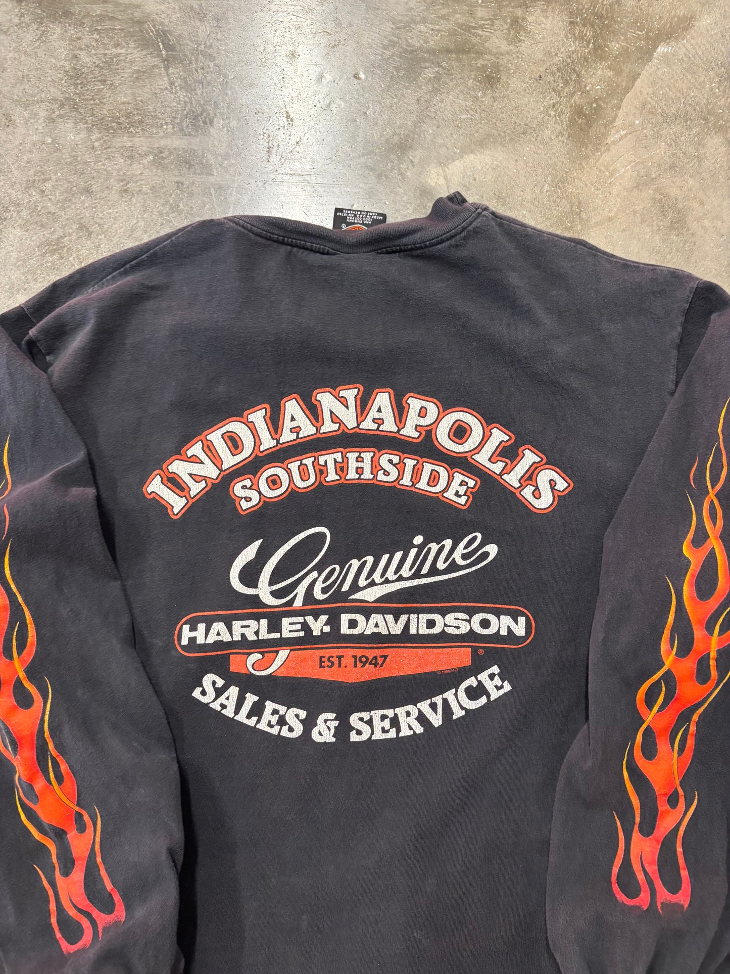 Vintage Harley Davidson Screaming Eagle Long sleeve size large