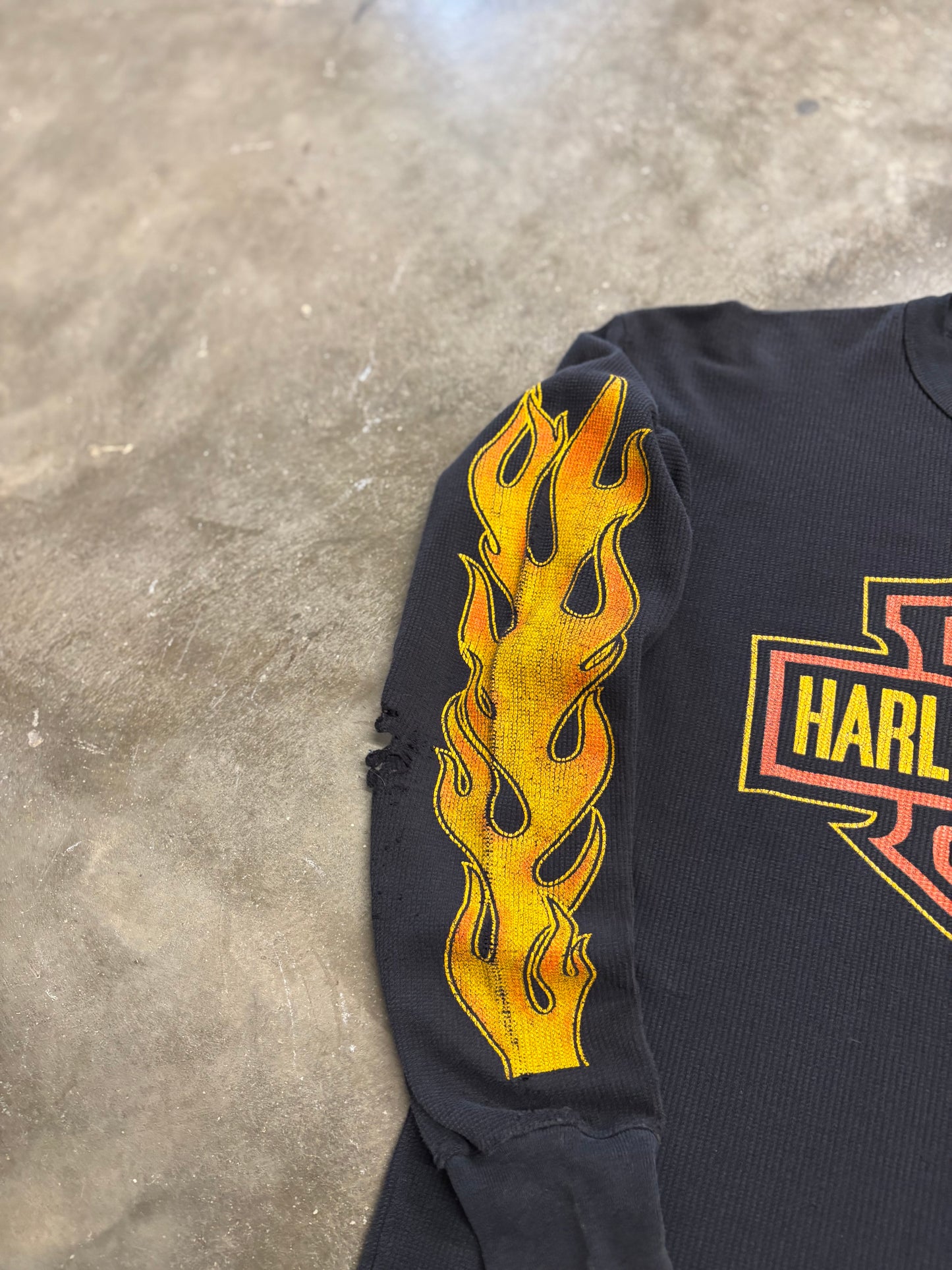 Vintage Harley Davidson thermal shield long sleeve size xl
