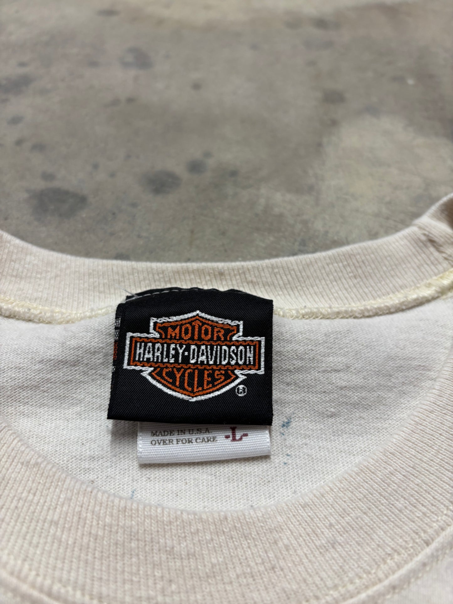 Vintage Harley Davidson Feel the heat long sleeve size large