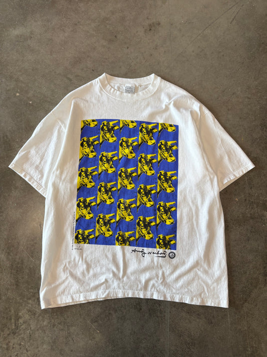 Vintage Andy Warhol cow art shirt size xl