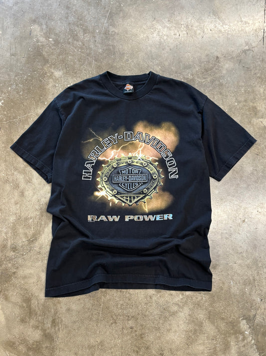 Vintage Harley Davidson Raw power shirt size xl