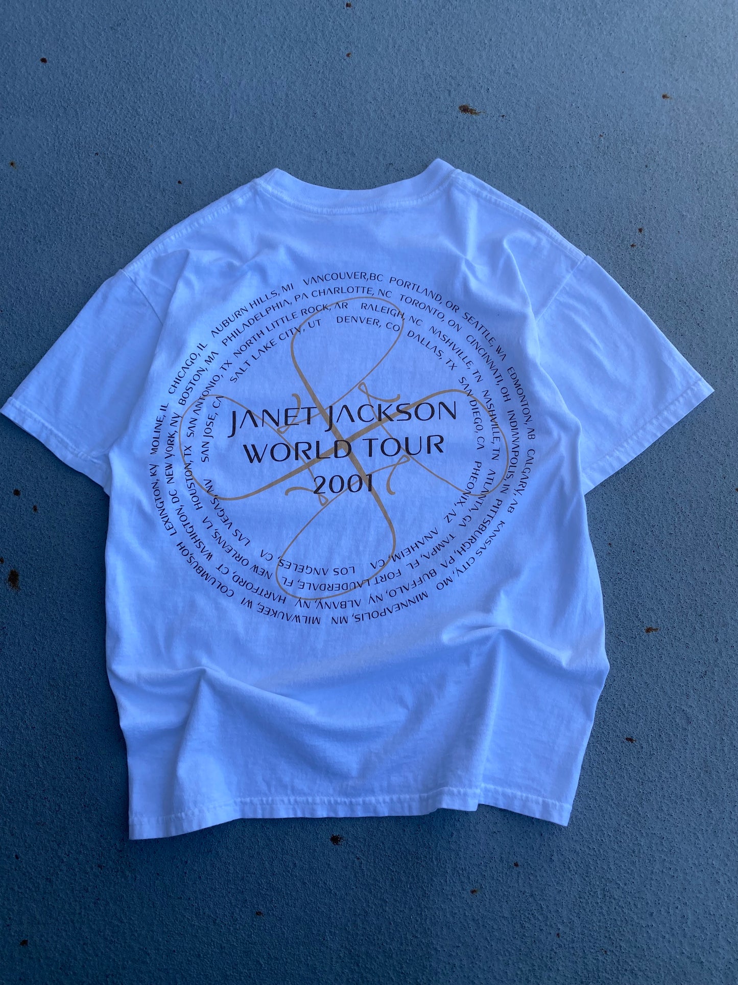 Vintage Janet Jackson Tour shirt Size medium