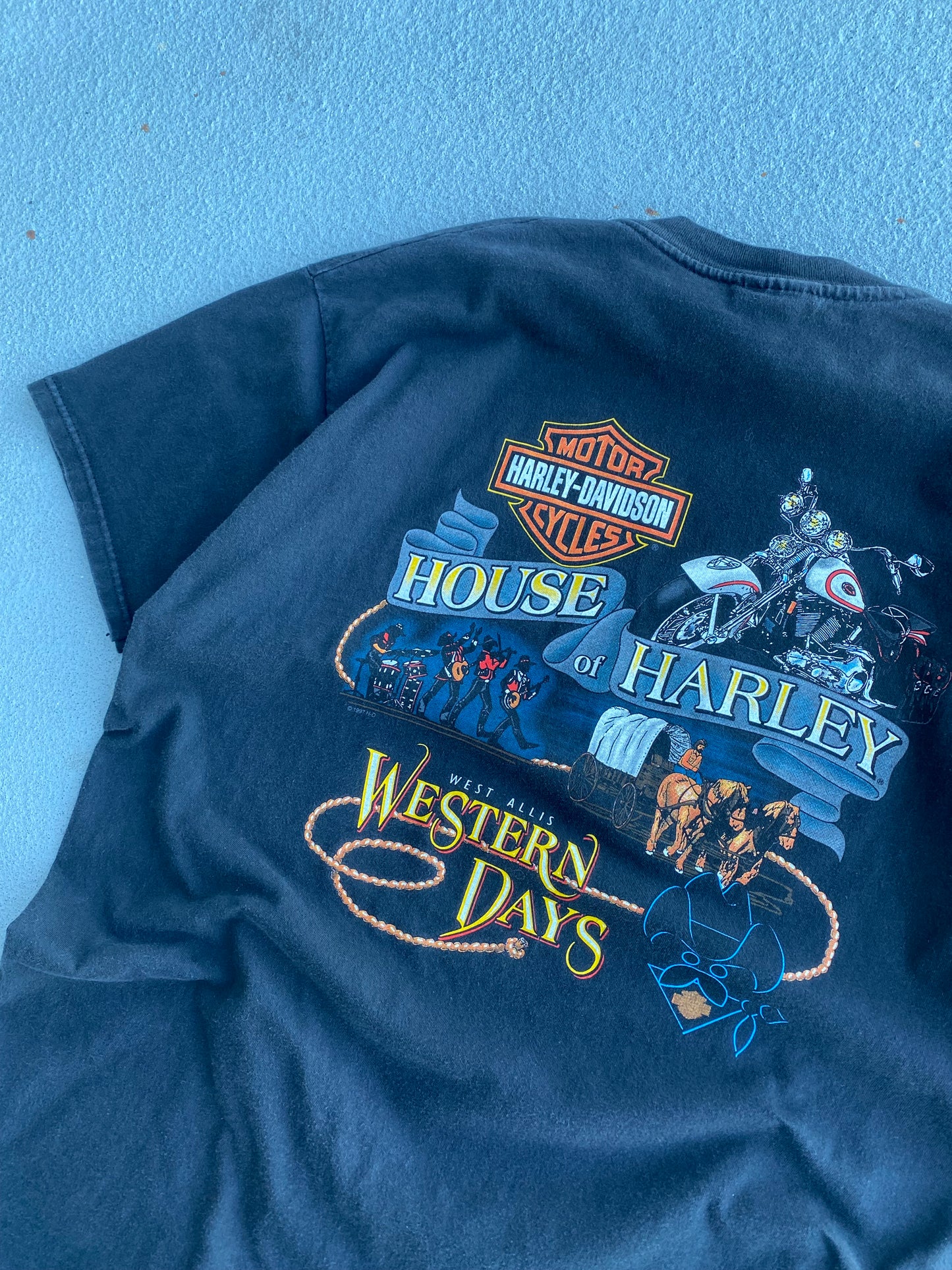 Vintage Harley Davidson One with the wind shirt size Extra large