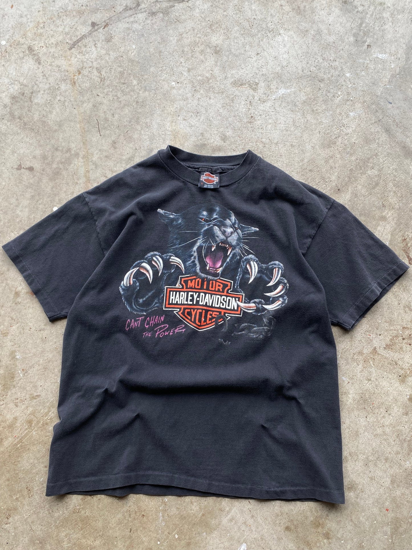 Vintage Harley Davidson Can’t Chain the power shirt size large