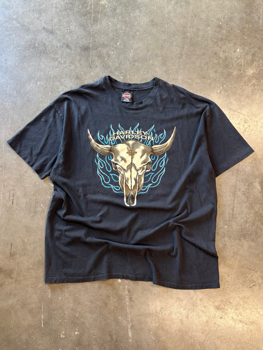 Vintage Harley Davidson Texas Long horn shirt size xxl