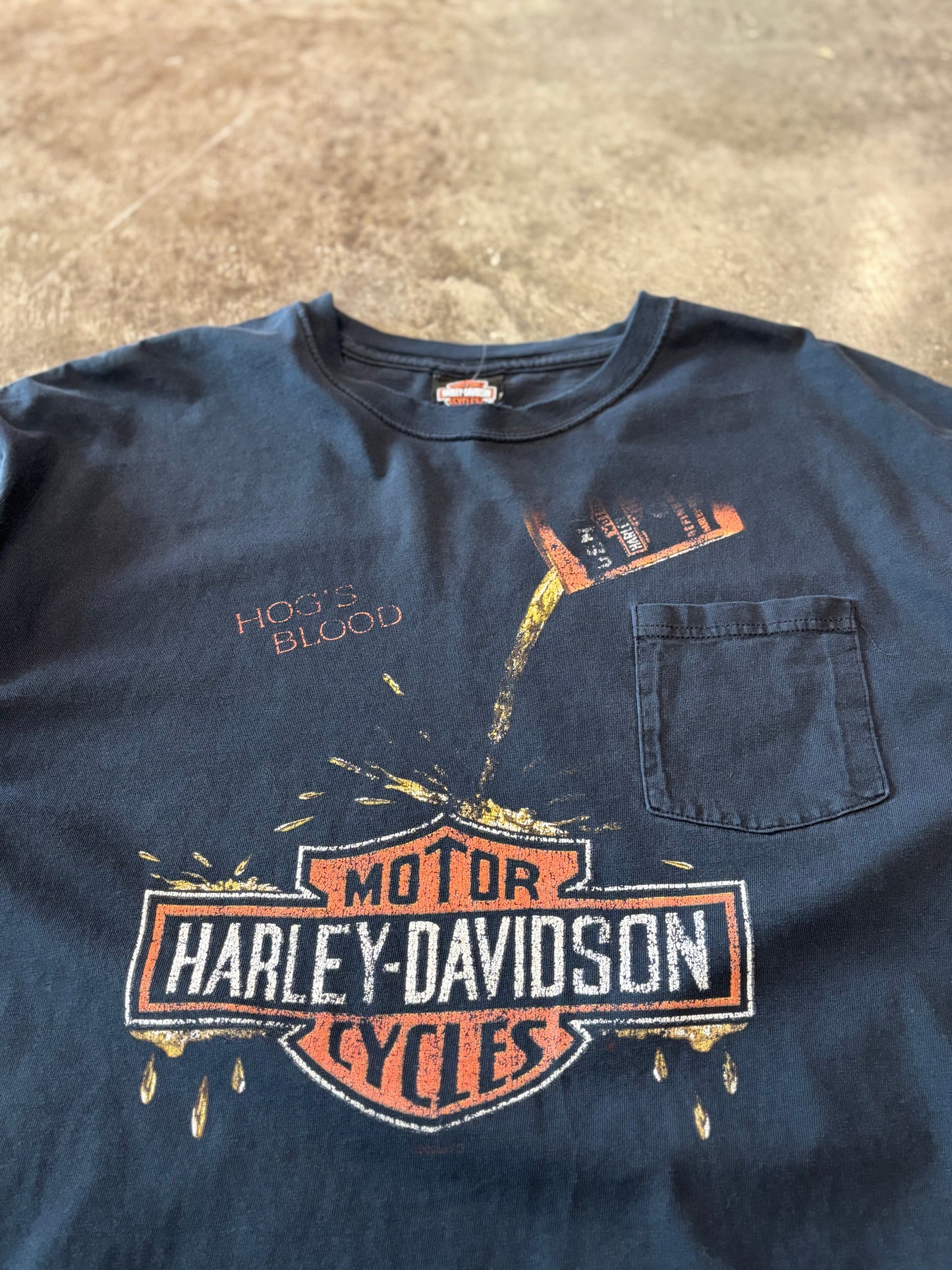 Vintage Harley Davidson Hog’s Blood shirt size xl