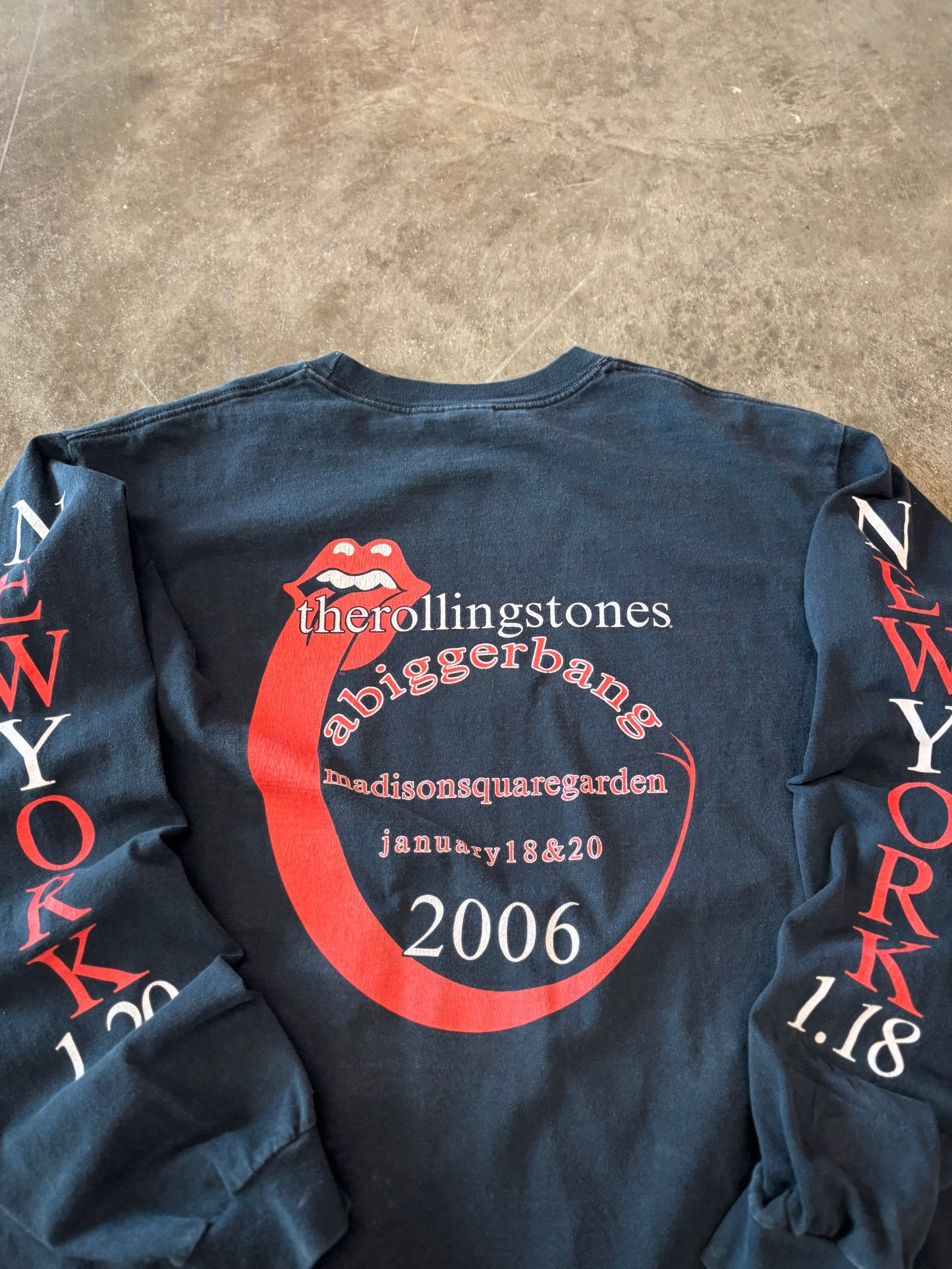 Rolling Stones New York exclusive long sleeve size large