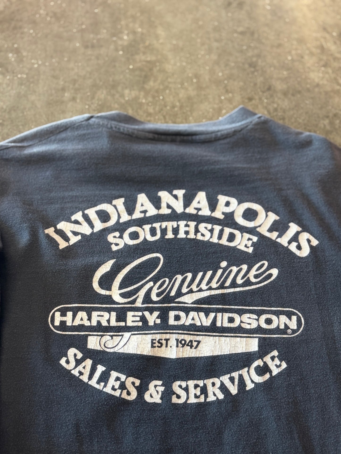 Vintage Harley Davidson Real steel long sleeve size medium