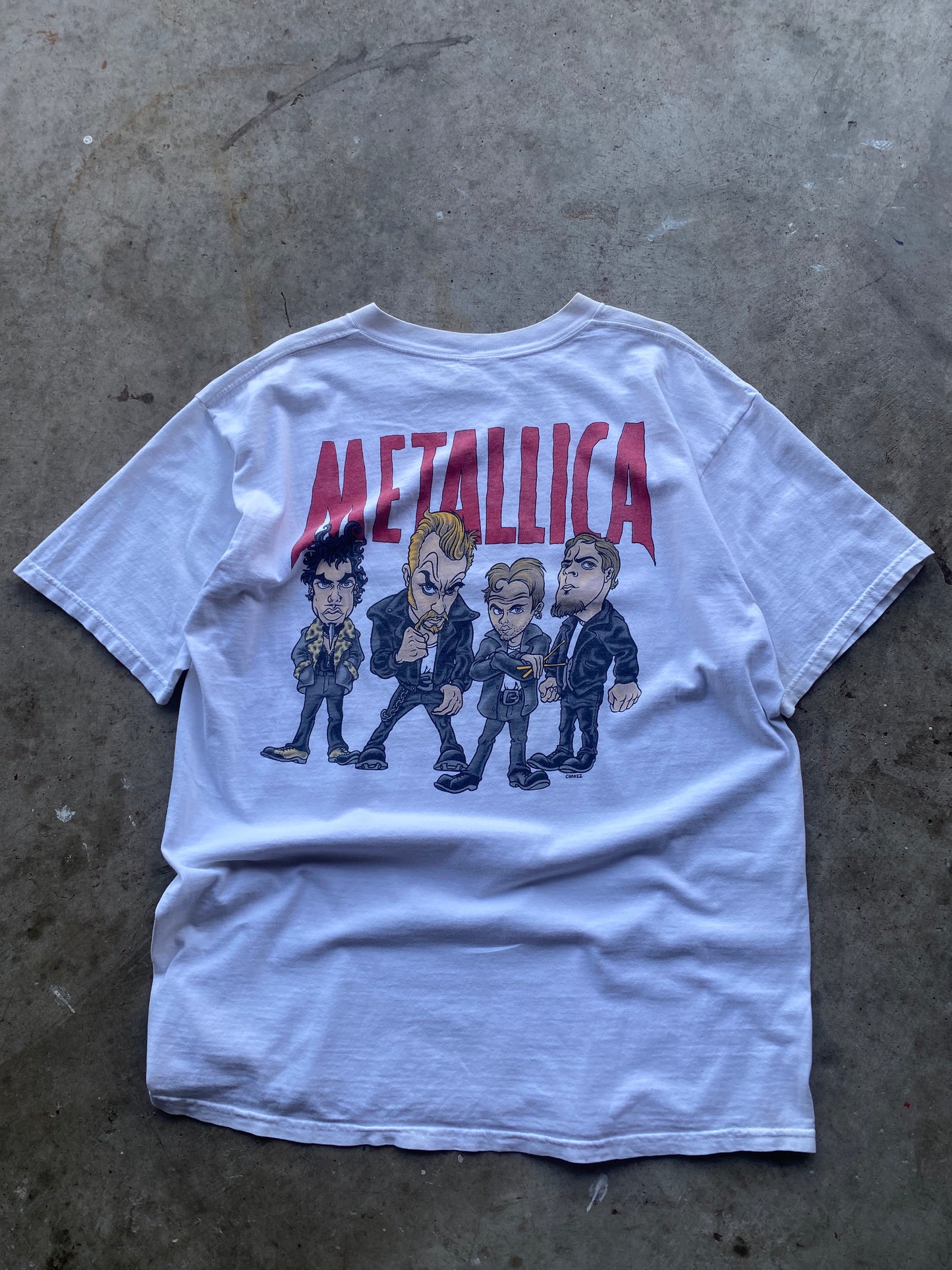 Vintage Metallica 1996 Cartoon shirt  size extra large