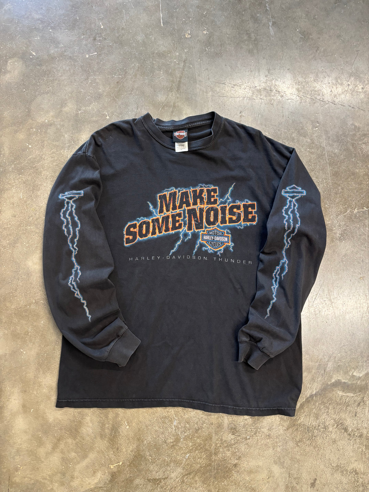 Vintage Harley Davidson make some noise long sleeve  size xl