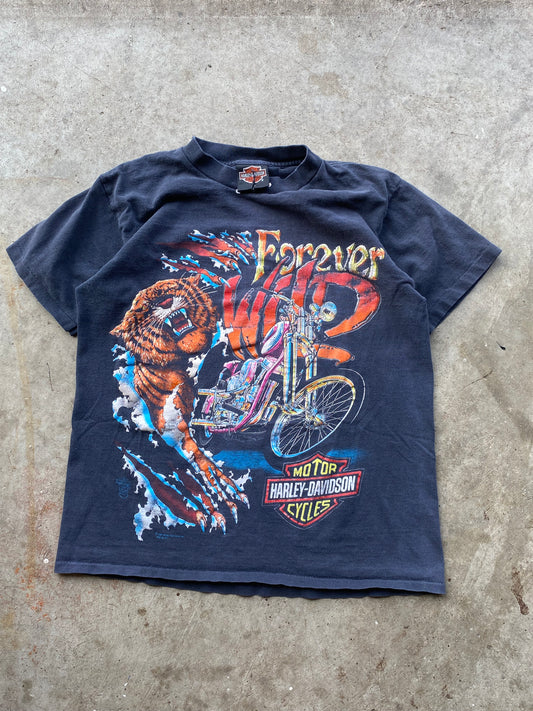 Vintage 1991 Forever Wild Harley Davidson shirt size medium