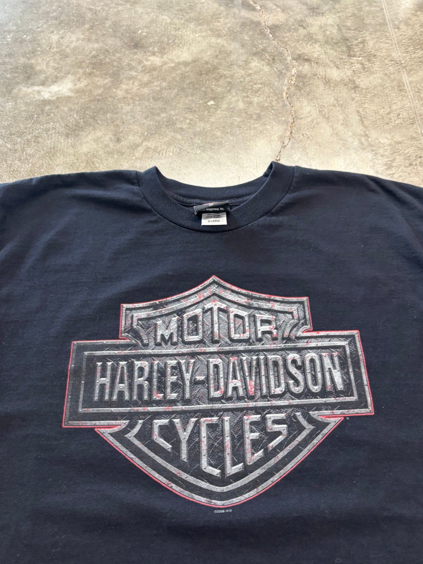 Vintage Harley Davidson Iron Cast shirt size xl